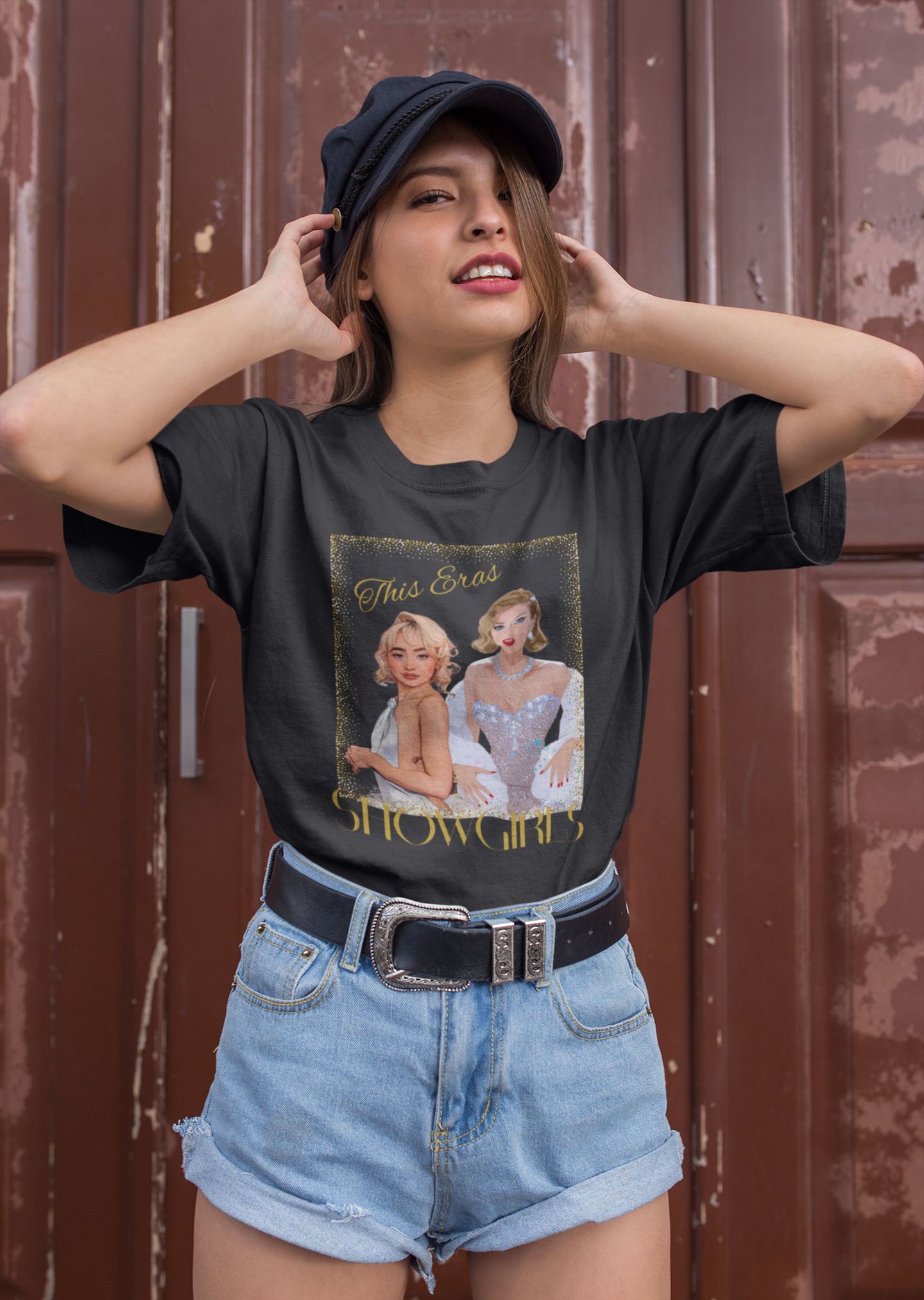 Vintage 'This Eras Showgirls' Unisex Graphic Tee, TS12 inspired, Gift for TS Fans and Carpenters