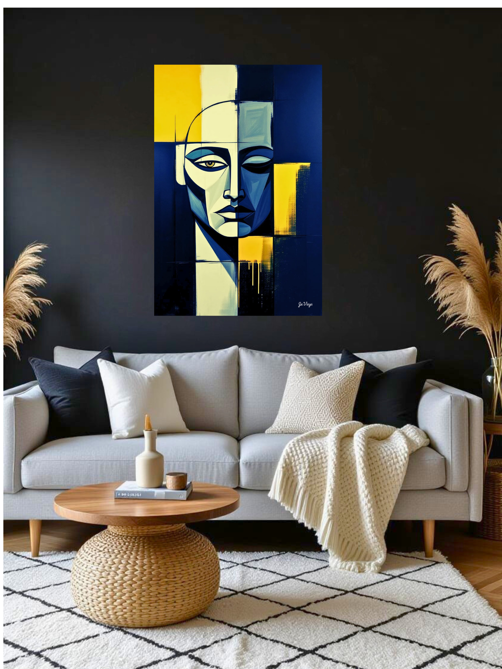 Human Face Modern Abstract Matte Vertical Posters, Minimalist Wall Art, Contemporary Home Decor, Unique Gift for Art Lovers, Statement Piece, Designed by Je'Vays Art product thumbnail image Human Face Modern Abstract Matte Vertical Posters, Minimalist Wall Art, Contemporary Home Decor, Unique Gift for Art Lovers, Statement Piece, Designed by Je'Vays Art product thumbnail image