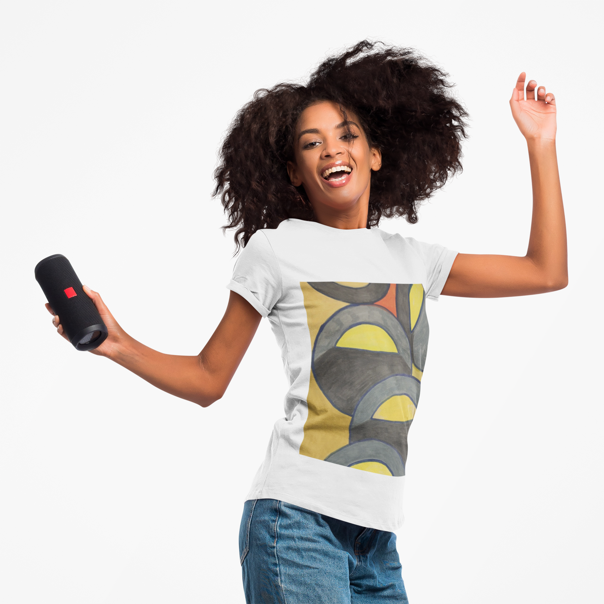 Unisex Jersey Short Sleeve V-Neck Tee product thumbnail image