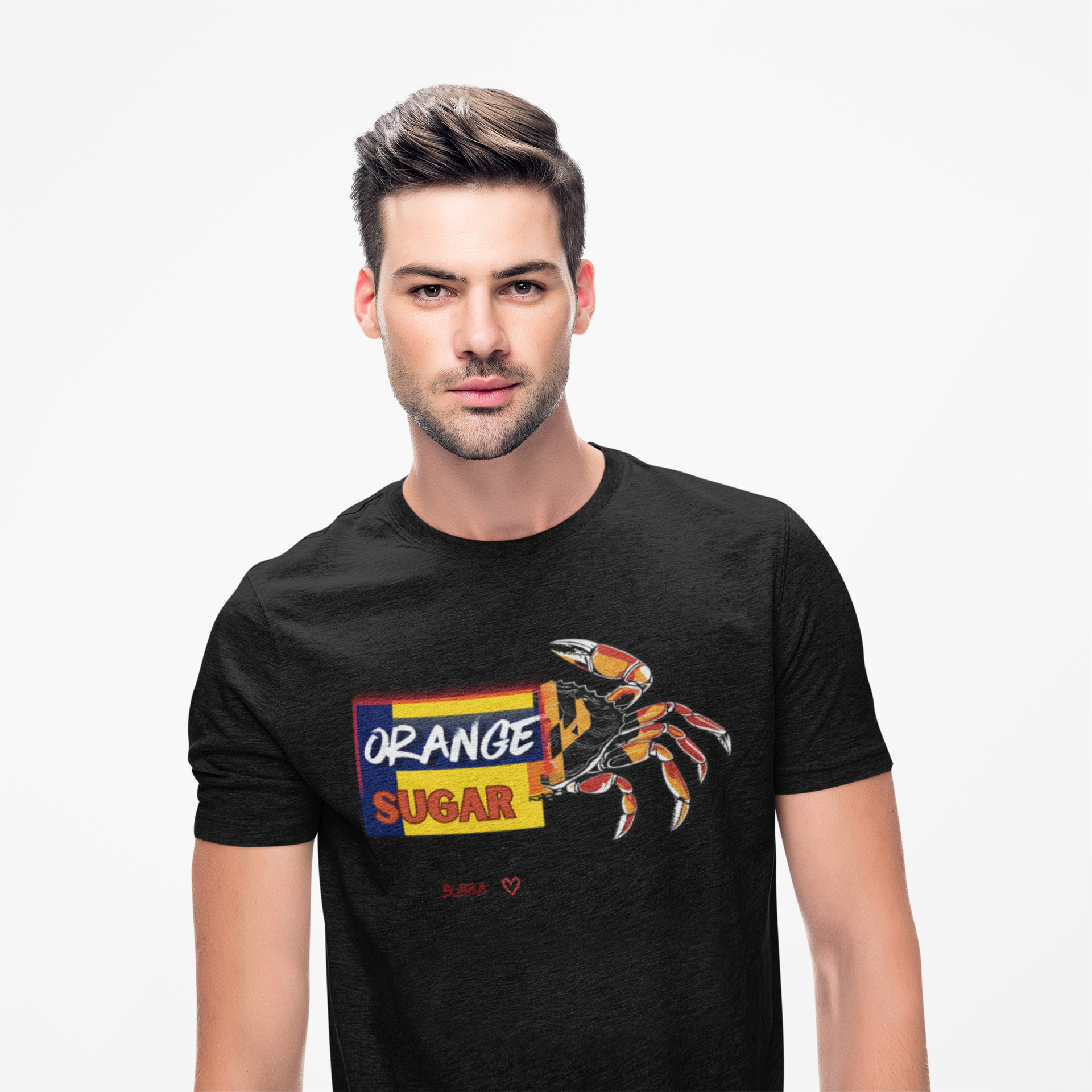 "Orange Sugar" 2 Maryland Crab Design T-Shirt product thumbnail image "Orange Sugar" 2 Maryland Crab Design T-Shirt product thumbnail image