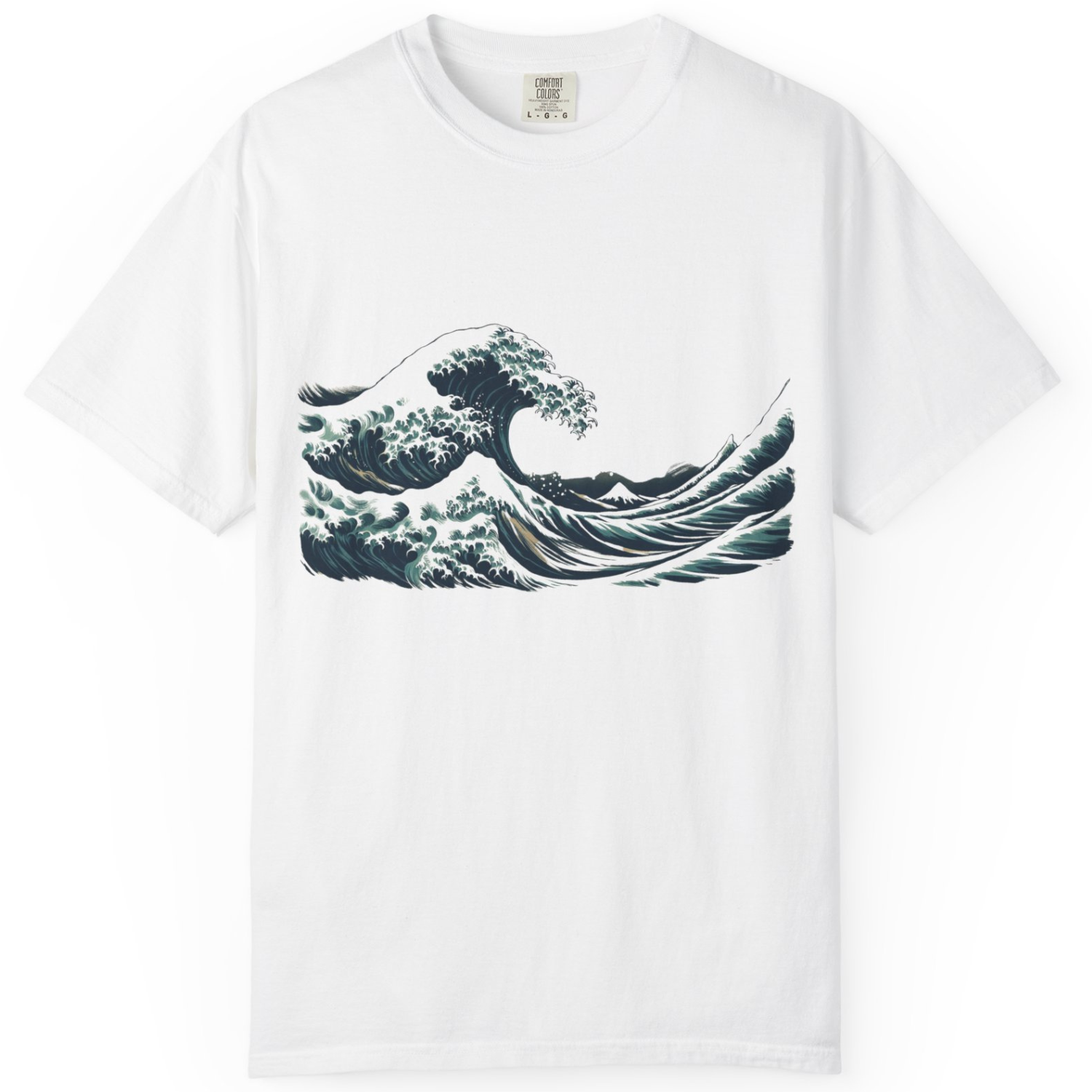 The Great Wave Inspired T-Shirt - Japanese Streetwear Art Tee - Ukiyo-e Style Print | Casual Wear, Summer Vibes, Beach Days, Gift for Him/Her, Artistic Tee