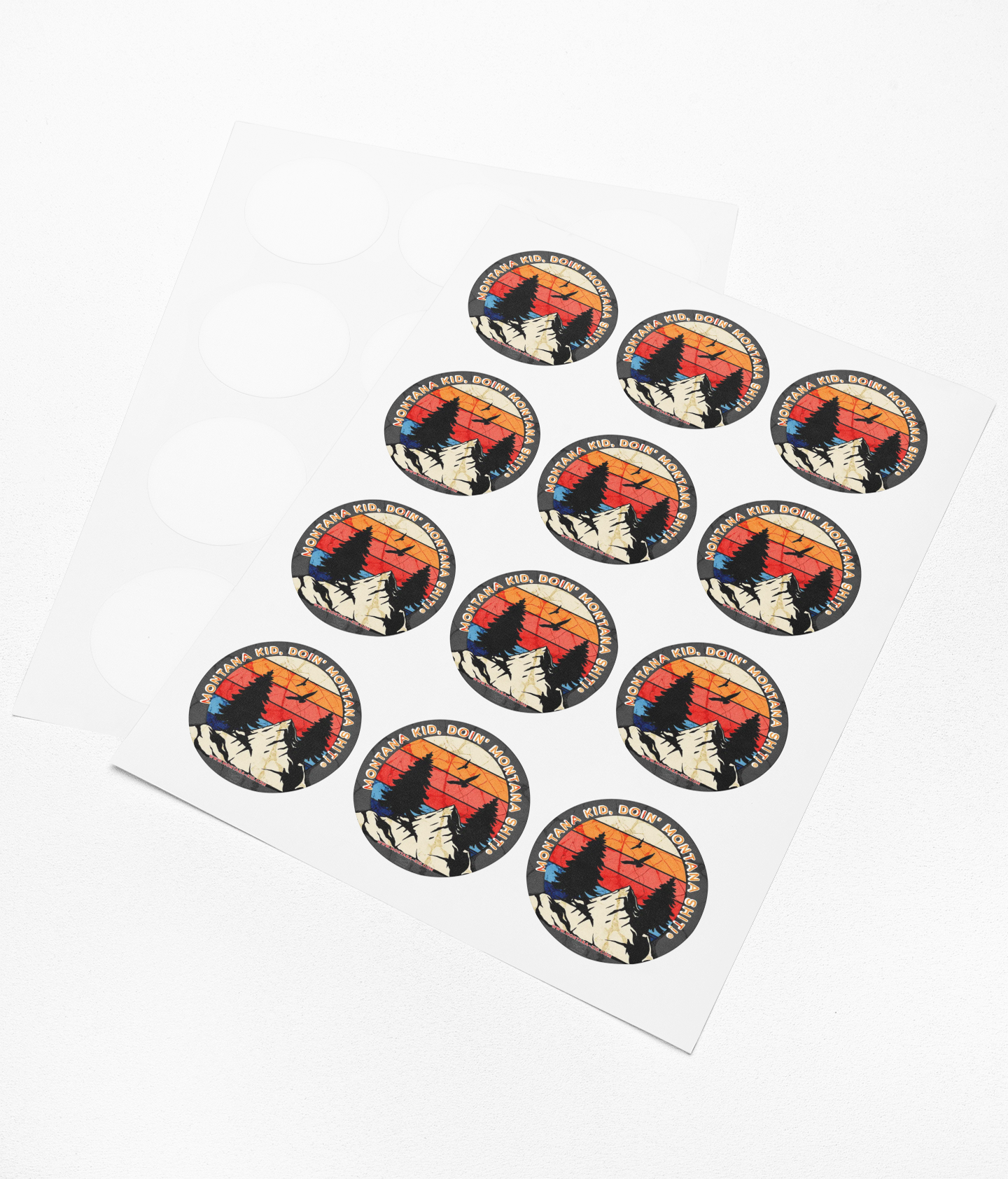Montana Adventure Badge, Indoor\Outdoor - Black Background product thumbnail image