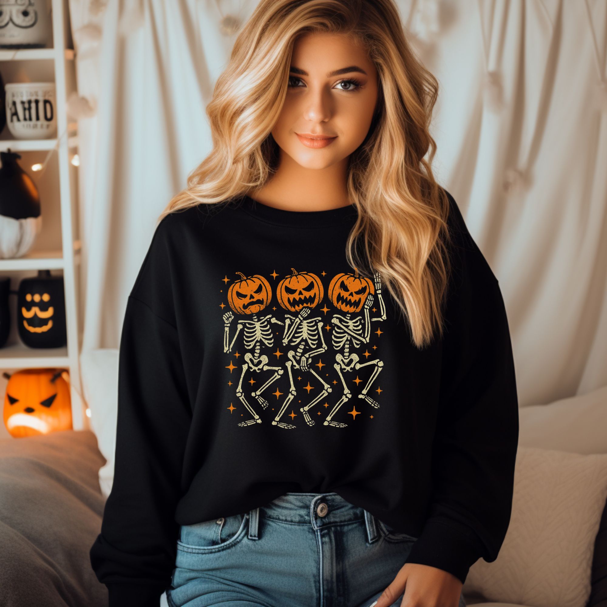 Halloween Skeleton Sweatshirt