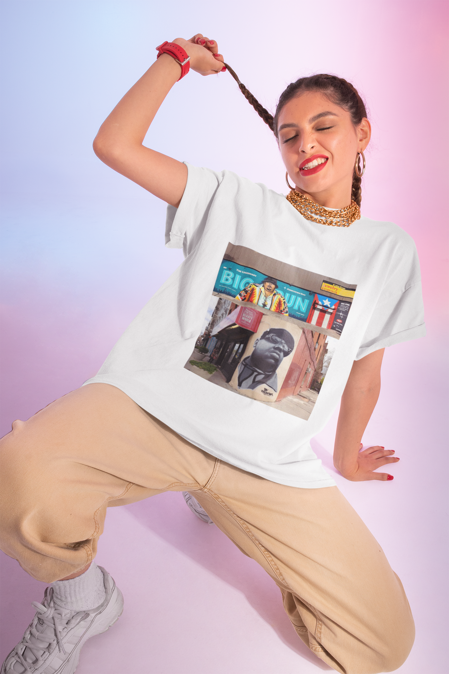 Urban Vibe T-Shirt - Celebrate Culture, Street Art Inspired for Everyday Wear, Unique Gift for Art Lovers, Casual Streetwear product thumbnail image Urban Vibe T-Shirt - Celebrate Culture, Street Art Inspired for Everyday Wear, Unique Gift for Art Lovers, Casual Streetwear product thumbnail image