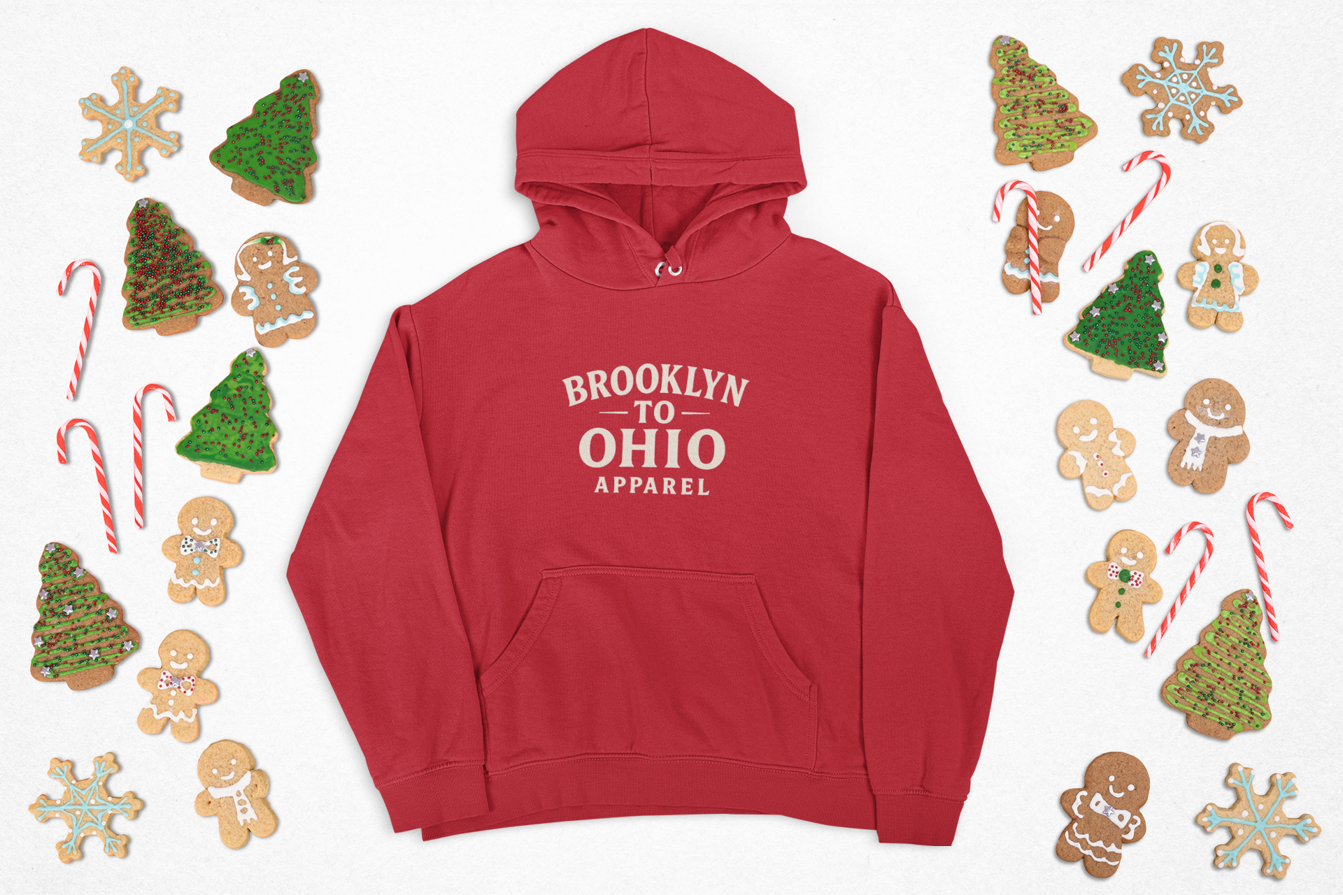 Brooklyn to Ohio Apparel Classic Black Hoodie product thumbnail image Brooklyn to Ohio Apparel Classic Black Hoodie product thumbnail image