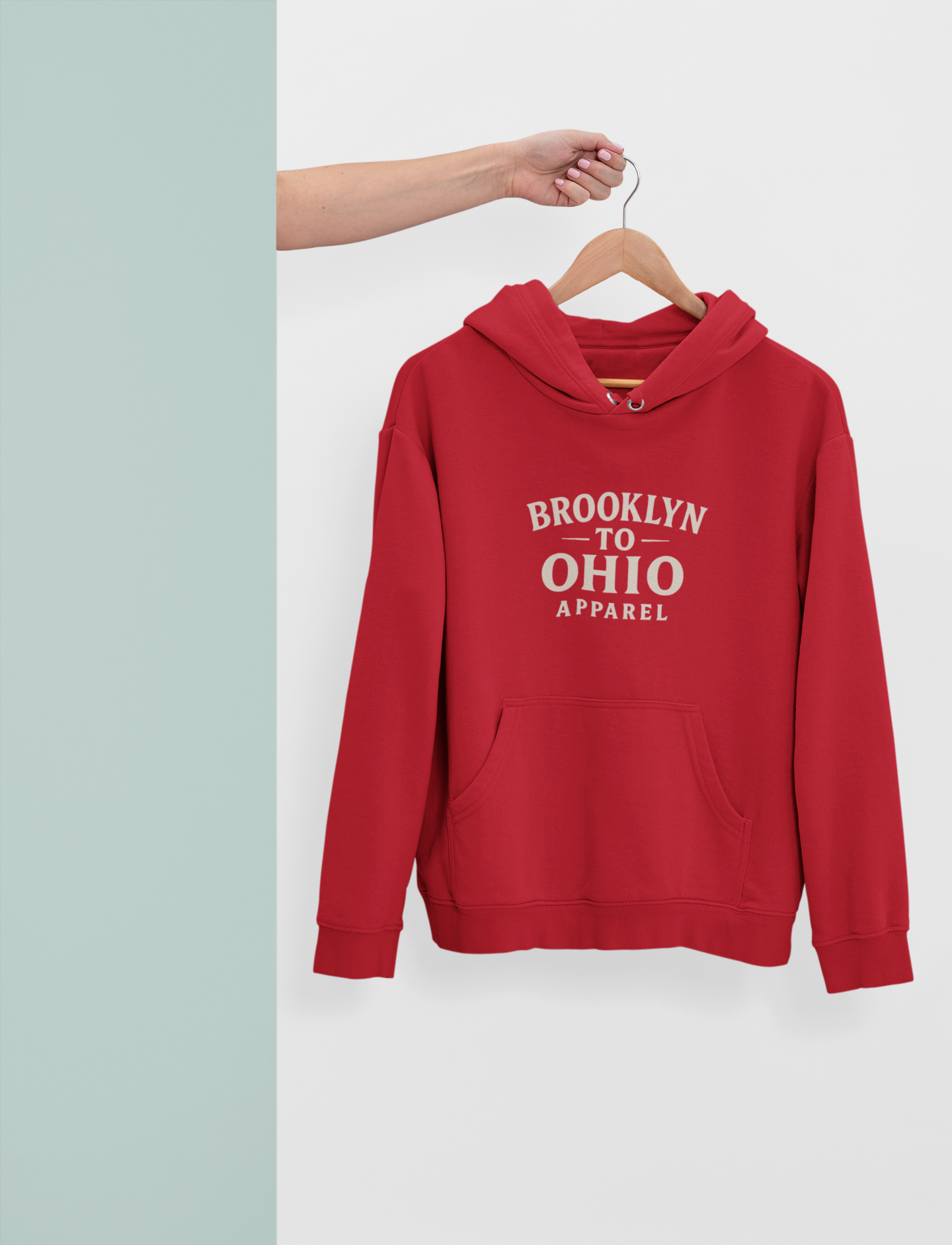 Brooklyn to Ohio Apparel Classic Black Hoodie product thumbnail image Brooklyn to Ohio Apparel Classic Black Hoodie product thumbnail image
