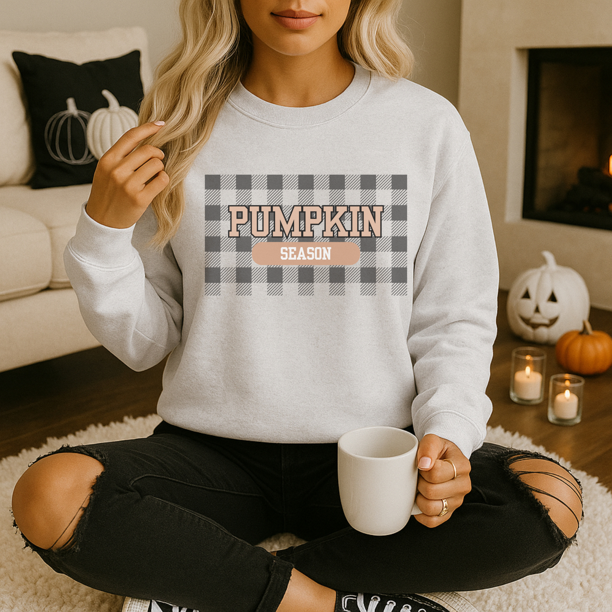 Fall Pumpkin Season Sweatshirt product thumbnail image Fall Pumpkin Season Sweatshirt product thumbnail image