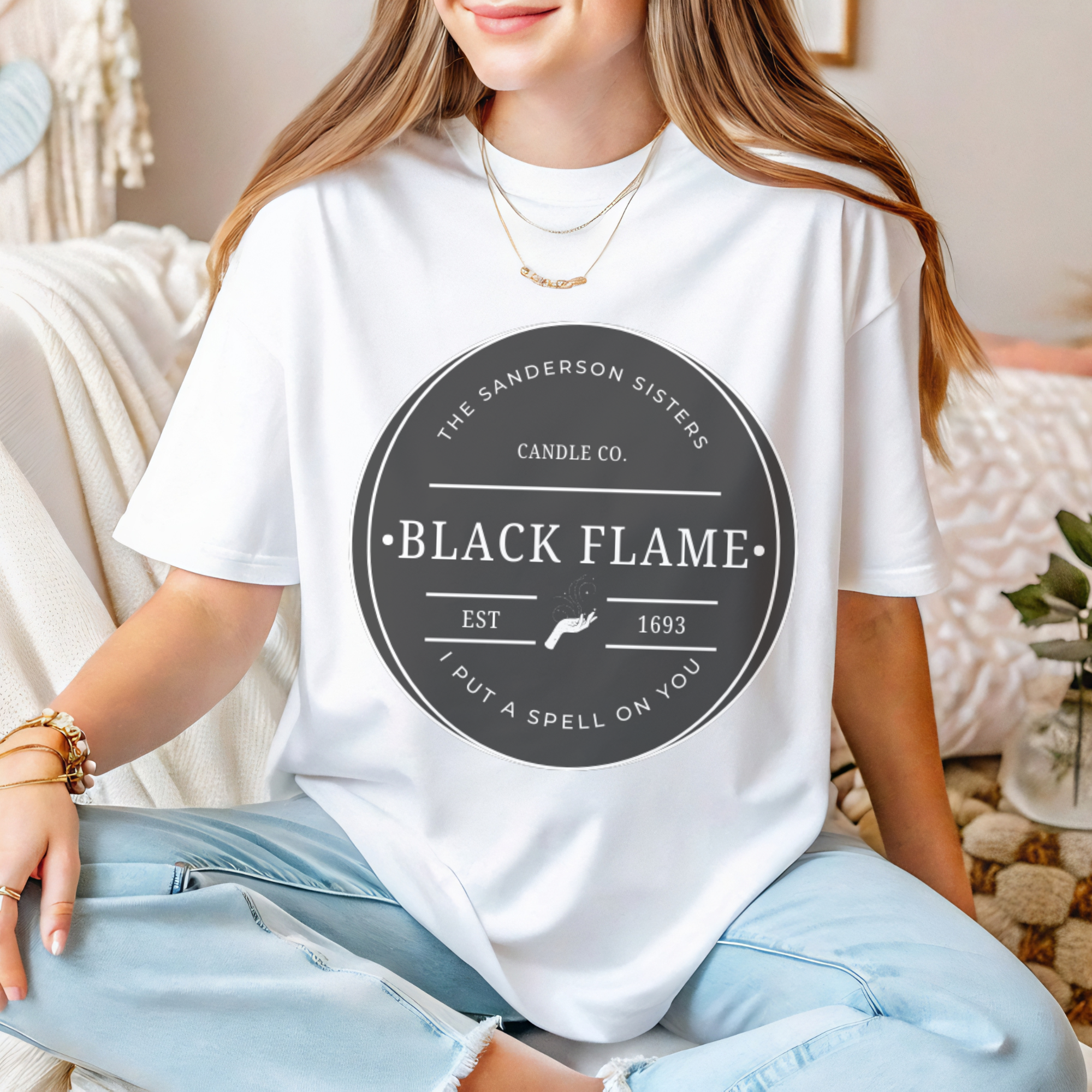 Hocus Pocus Black Flame Candle Unisex T-Shirt