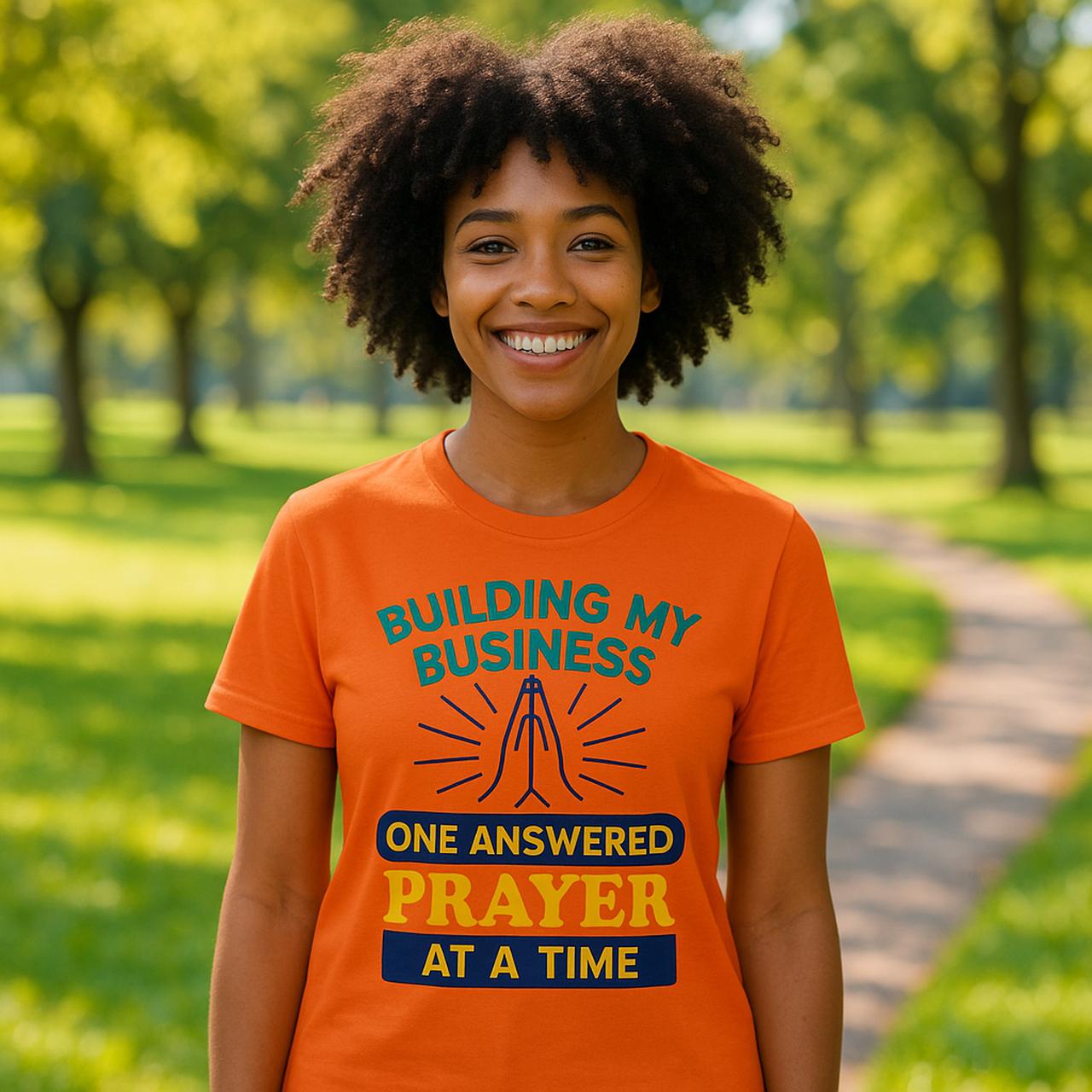 Building My Business One Answered Prayer At A Time | Gildan 64000 Unisex Softstyle Tee product thumbnail image Building My Business One Answered Prayer At A Time | Gildan 64000 Unisex Softstyle Tee product thumbnail image