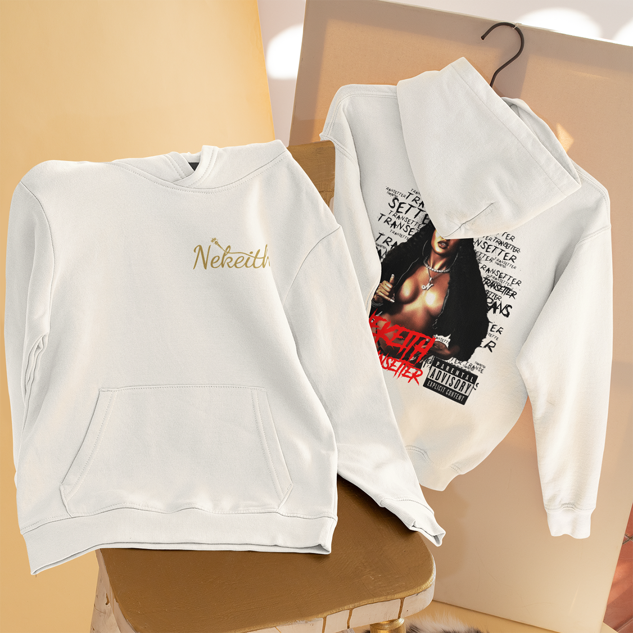 NeKeith TRANSETTER Hooded Sweatshirt product thumbnail image