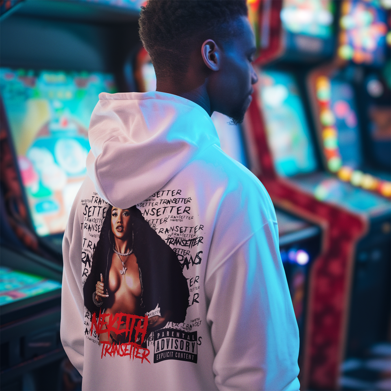 NeKeith TRANSETTER Hooded Sweatshirt product thumbnail image