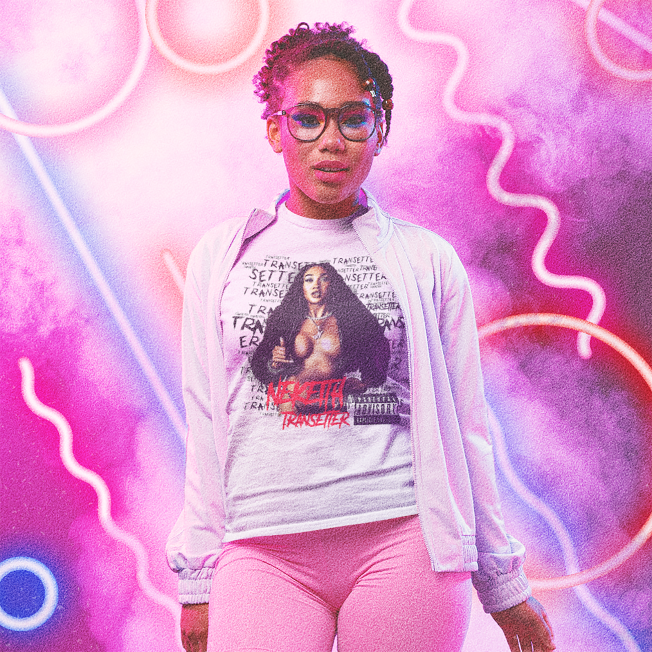 NeKeith TRANSETTER Unisex Heavy Cotton Tee product thumbnail image