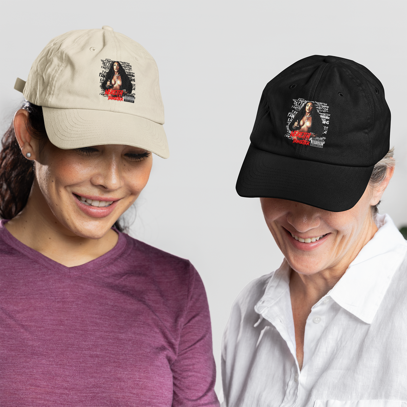 NeKeith TRANSETTER Unisex Distressed Cap