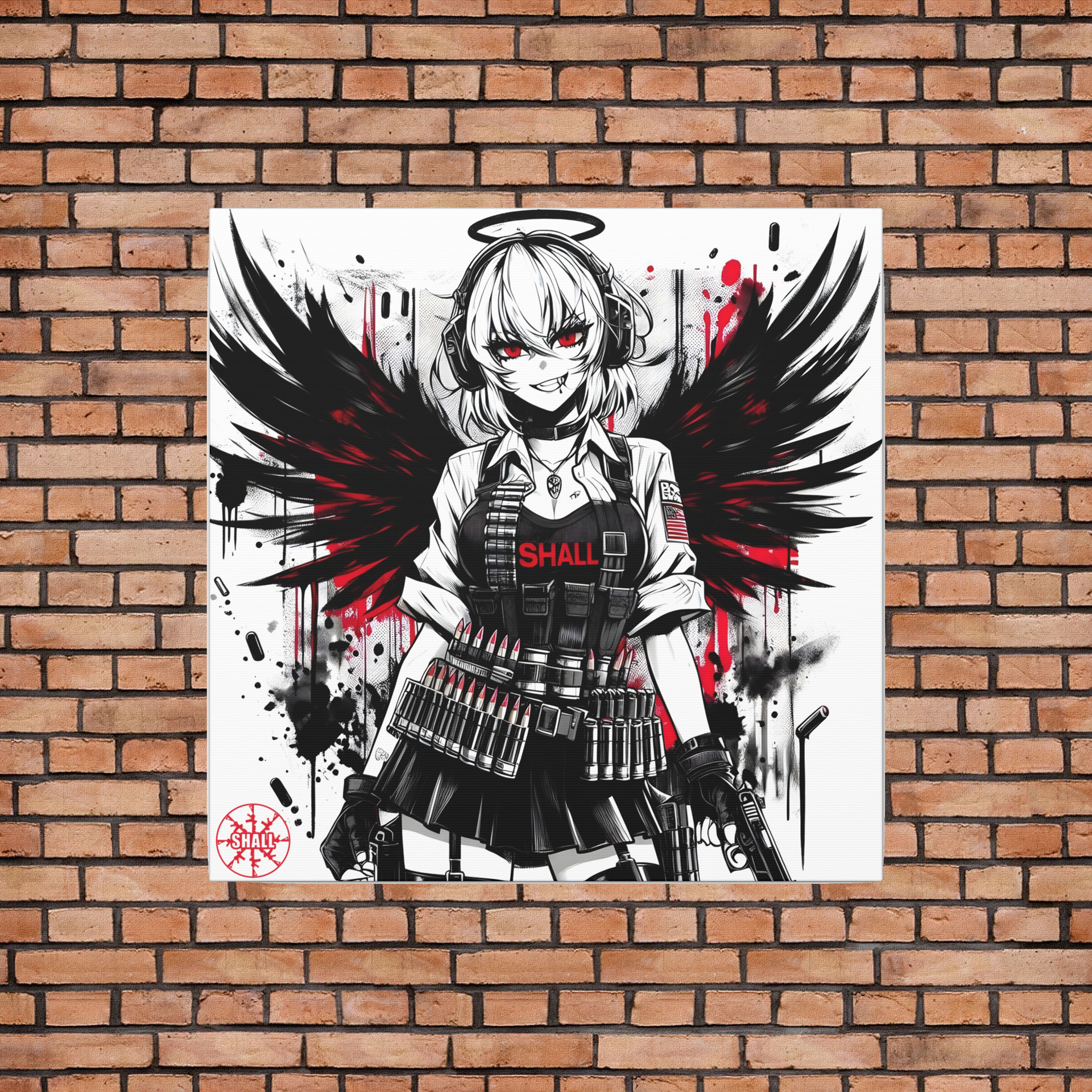 SHALL Angel Canvas Stretched, 0.75" product thumbnail image SHALL Angel Canvas Stretched, 0.75" product thumbnail image