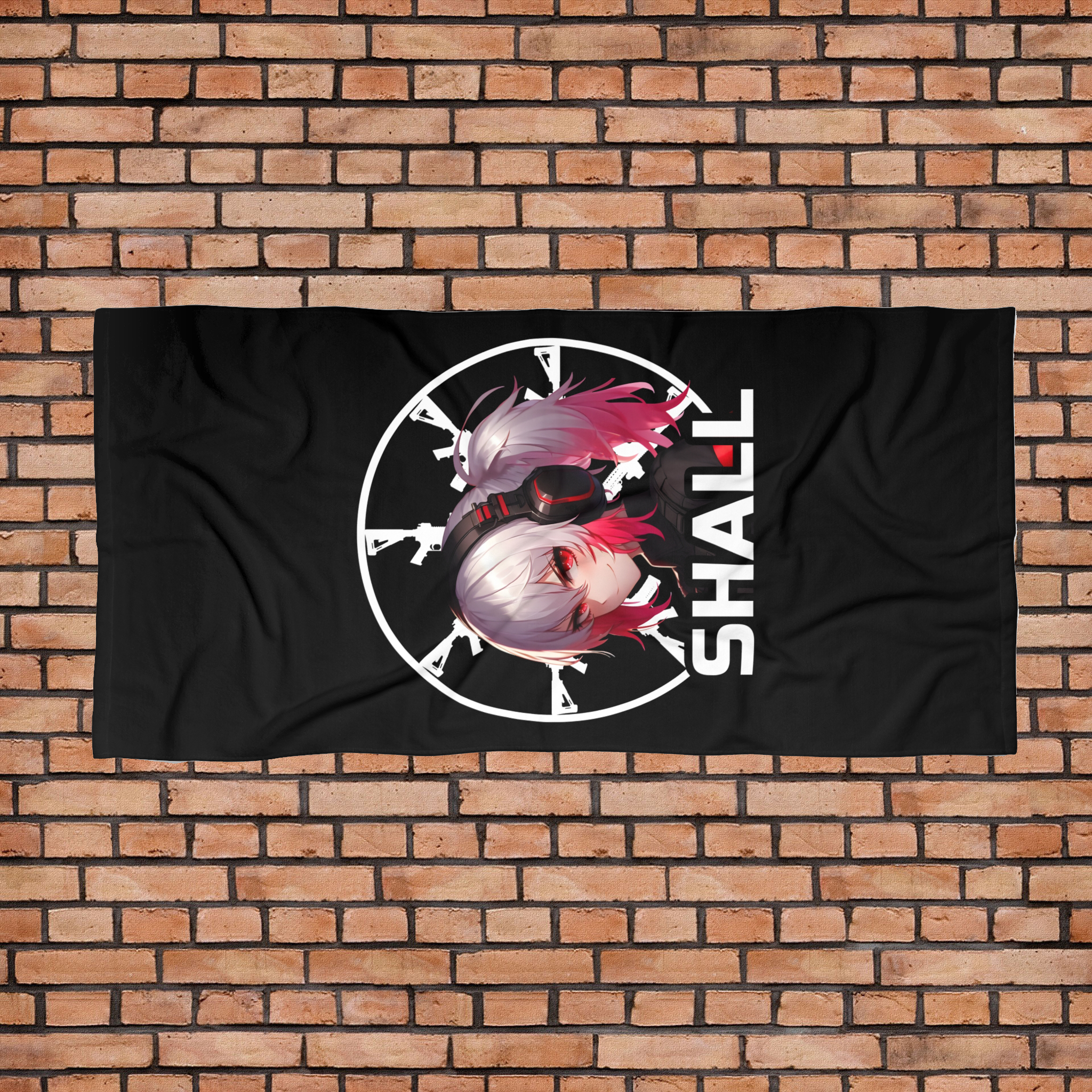 SHALL Logo Beach Towel product thumbnail image SHALL Logo Beach Towel product thumbnail image