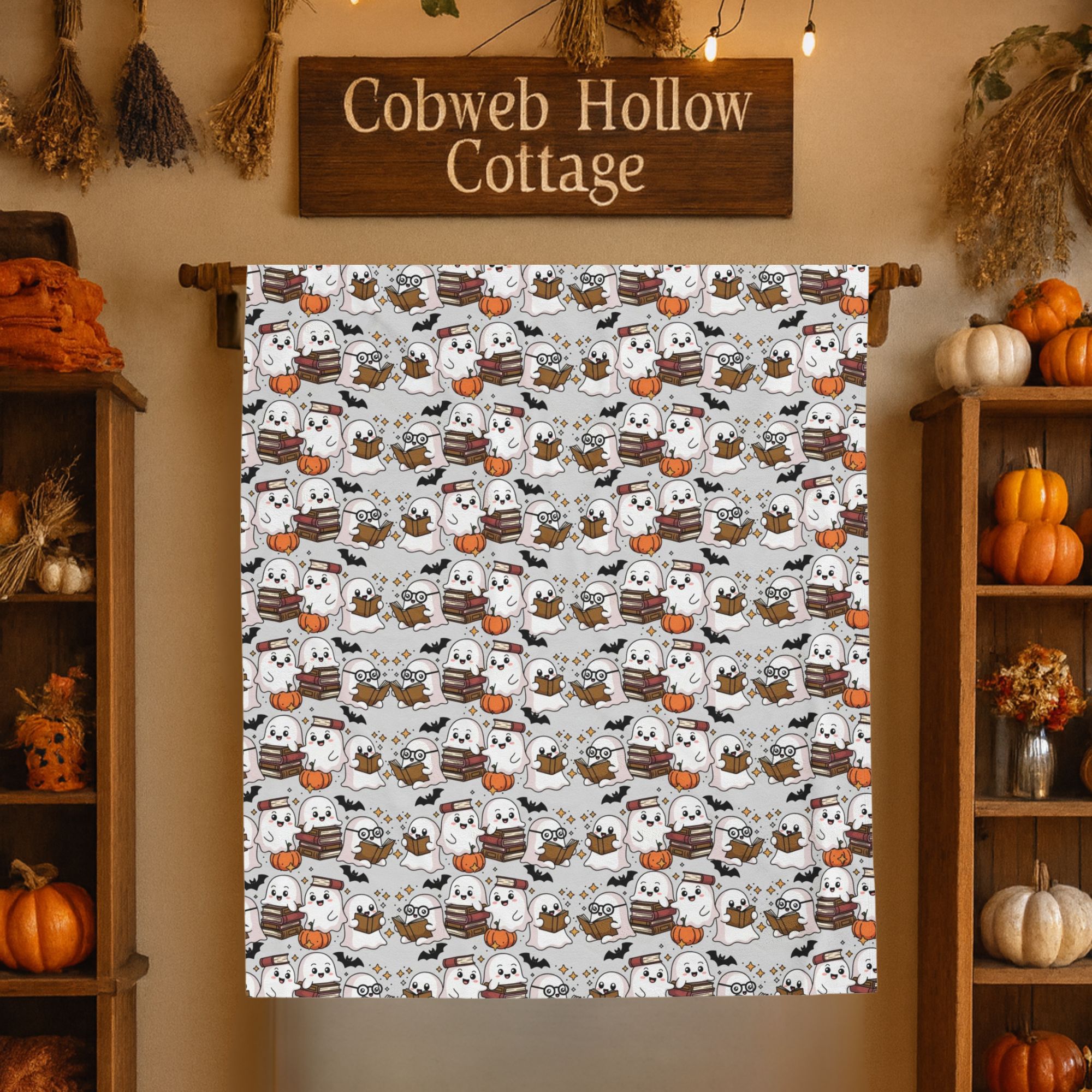 Cozy Halloween Plush Blanket  product thumbnail image