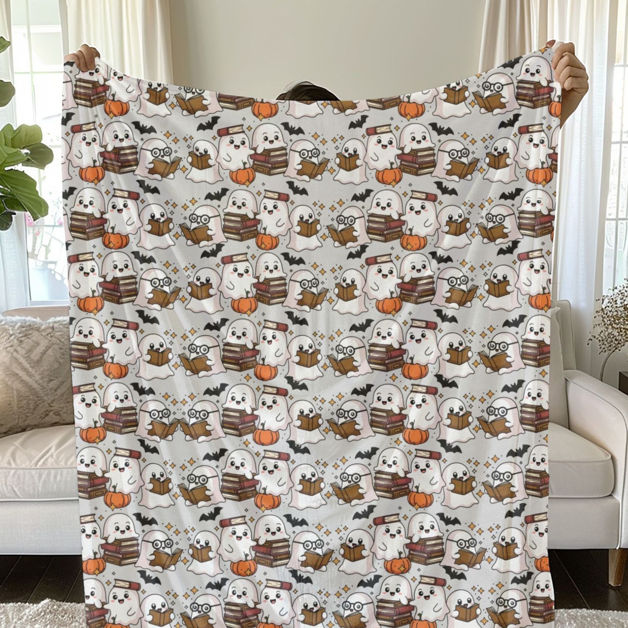 Cozy Halloween Plush Blanket  product thumbnail image