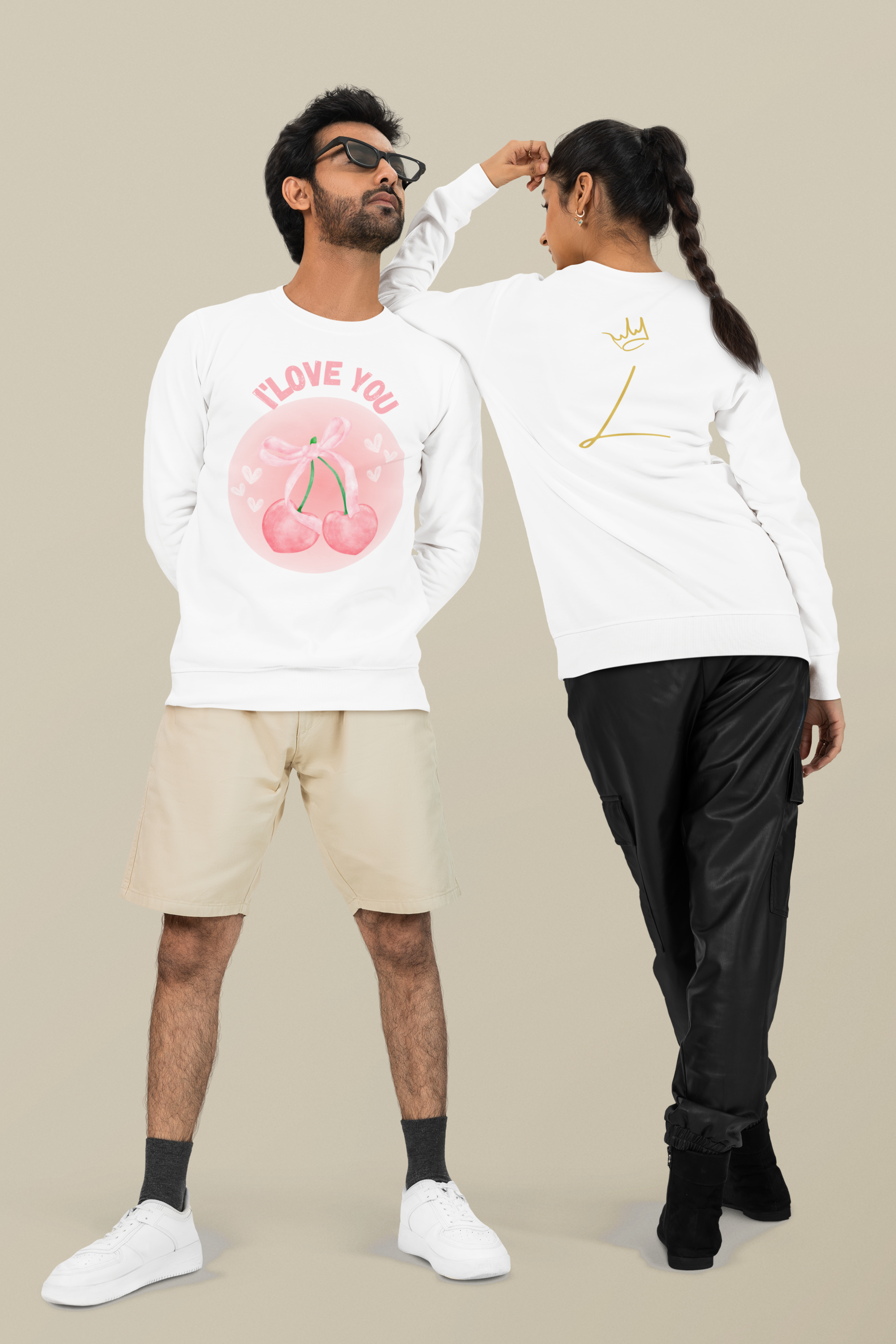 Love You Romantic Sweatshirt product thumbnail image