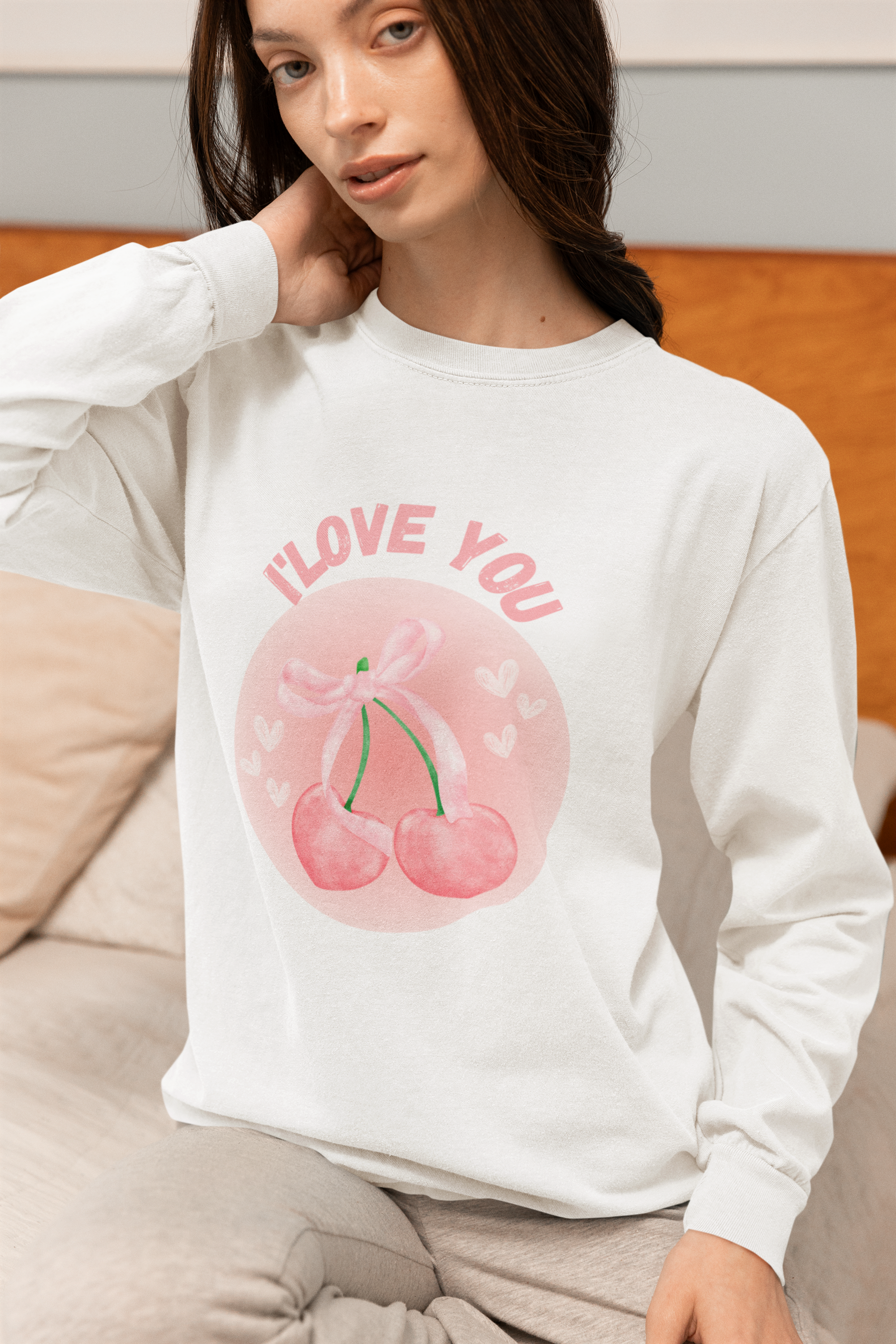 Love You Romantic Sweatshirt product thumbnail image