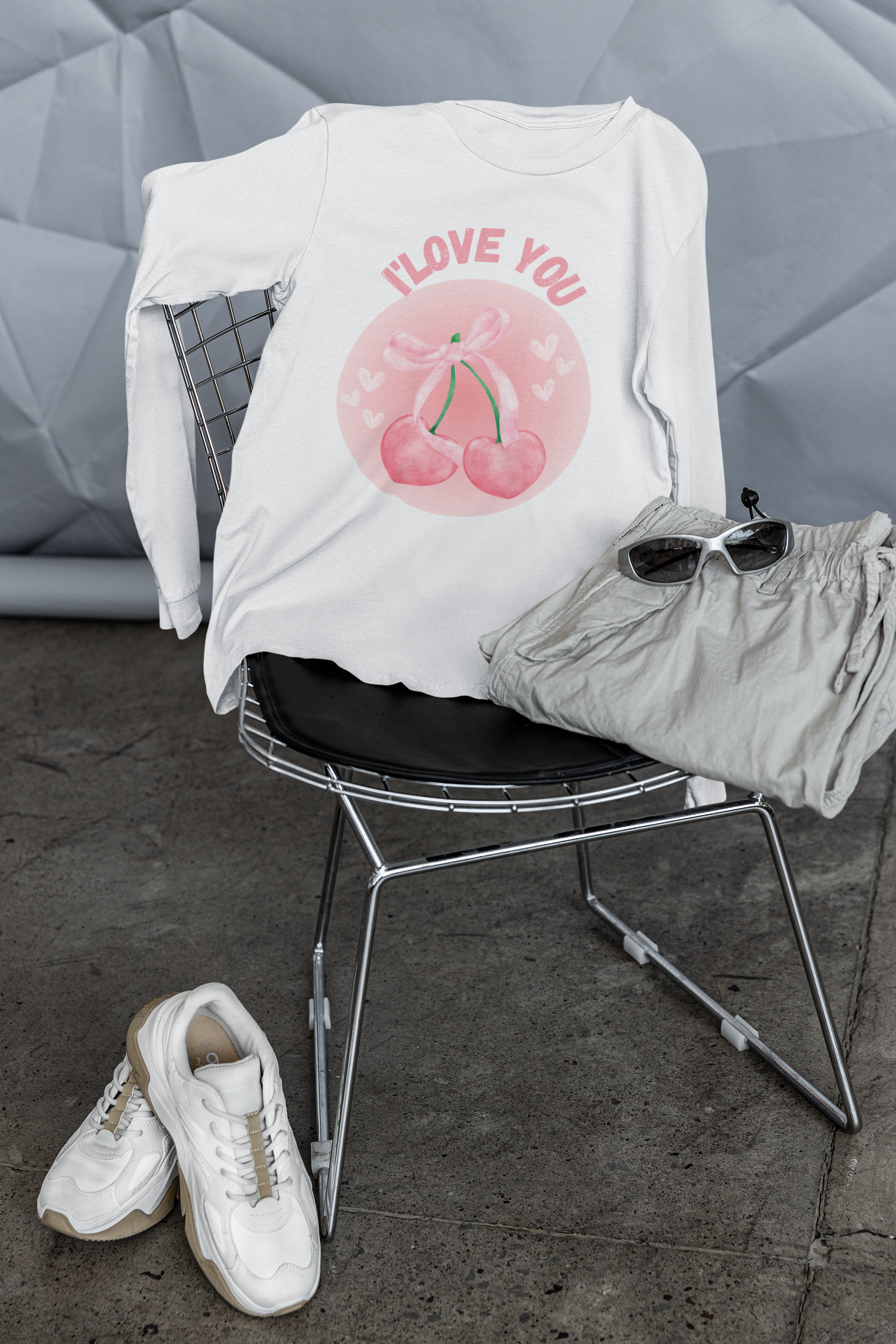 Love You Romantic Sweatshirt product thumbnail image