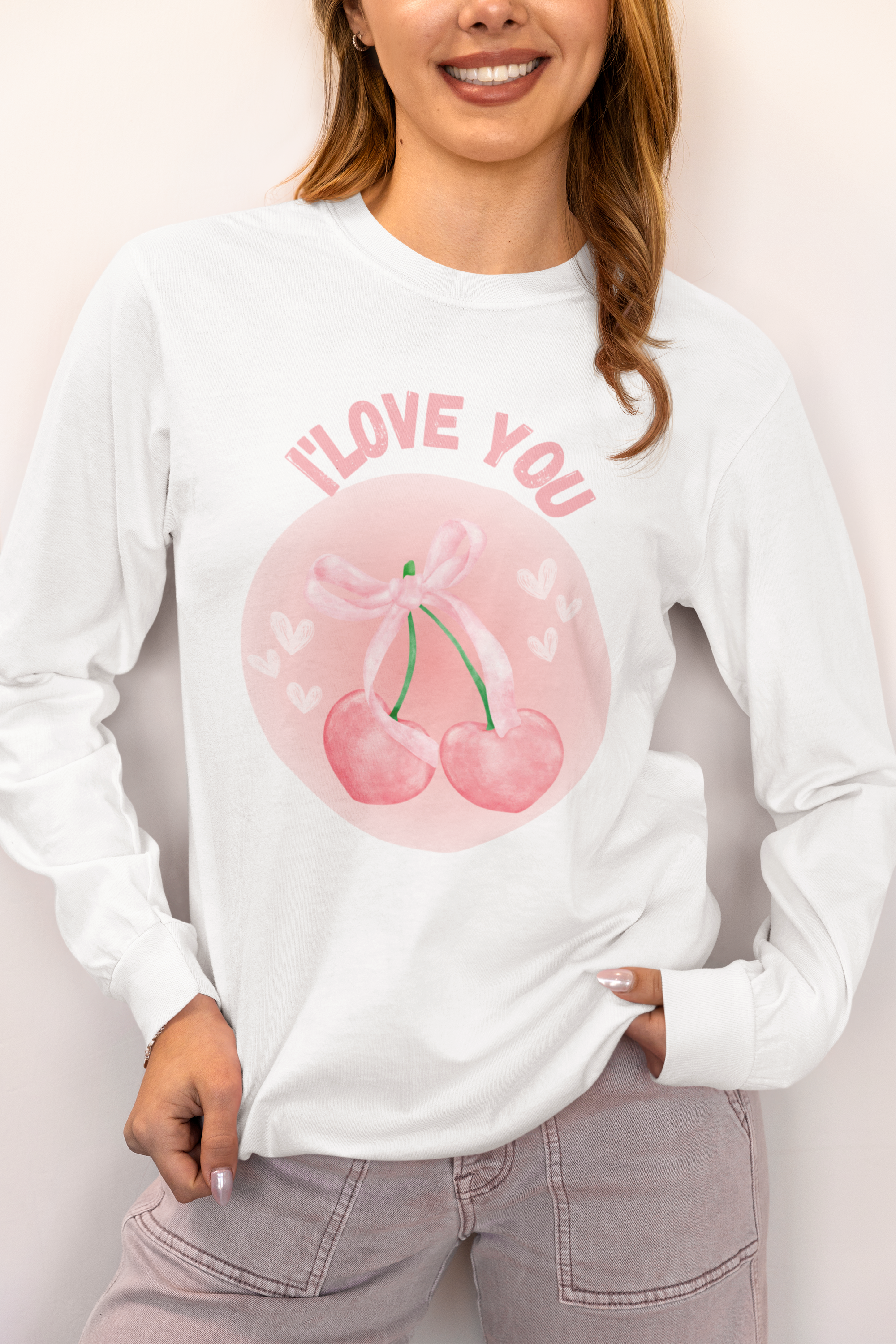 Love You Romantic Sweatshirt product thumbnail image