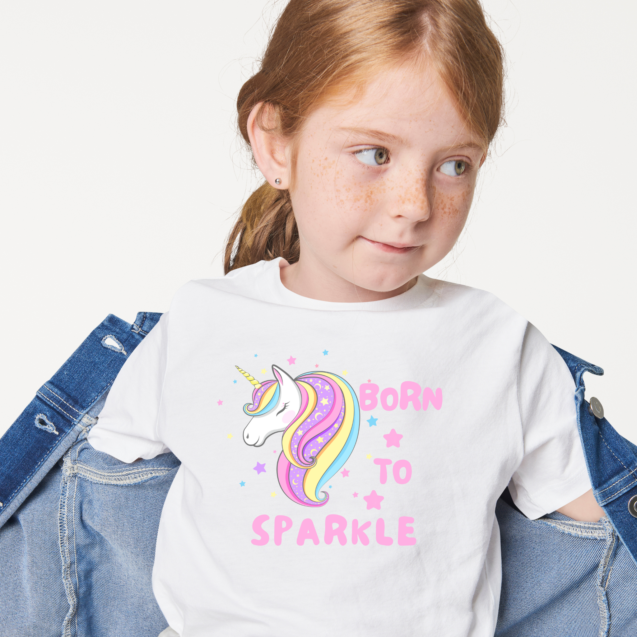 Infant Tee – “Born to Sparkle” Unicorn Design | Cute Baby Shirt, Toddler Outfit, Gift for Playdates & Birthdays product thumbnail image Infant Tee – “Born to Sparkle” Unicorn Design | Cute Baby Shirt, Toddler Outfit, Gift for Playdates & Birthdays product thumbnail image