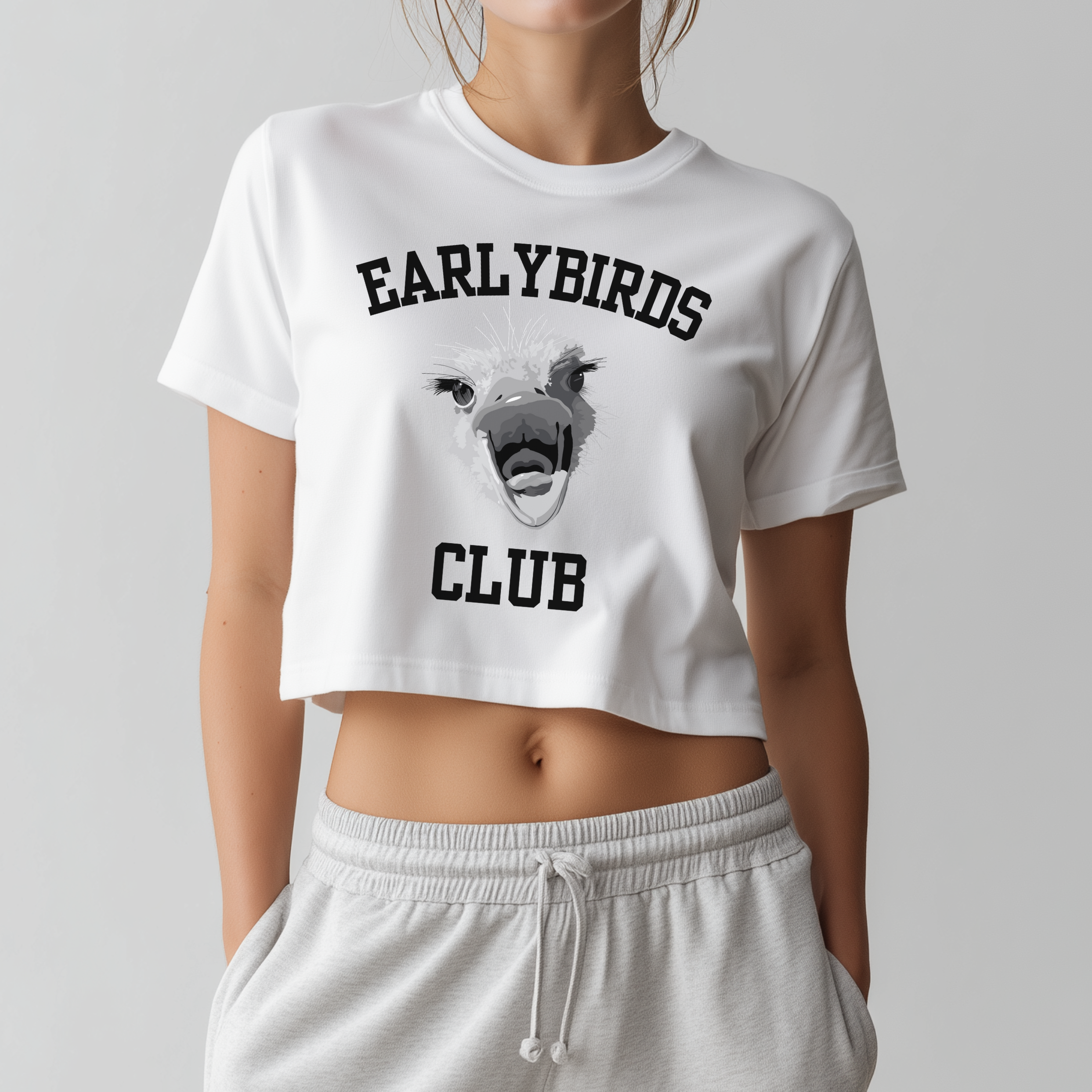 Screamin’ Marge Crop Tee - White Screamin’ Marge Crop Tee - White