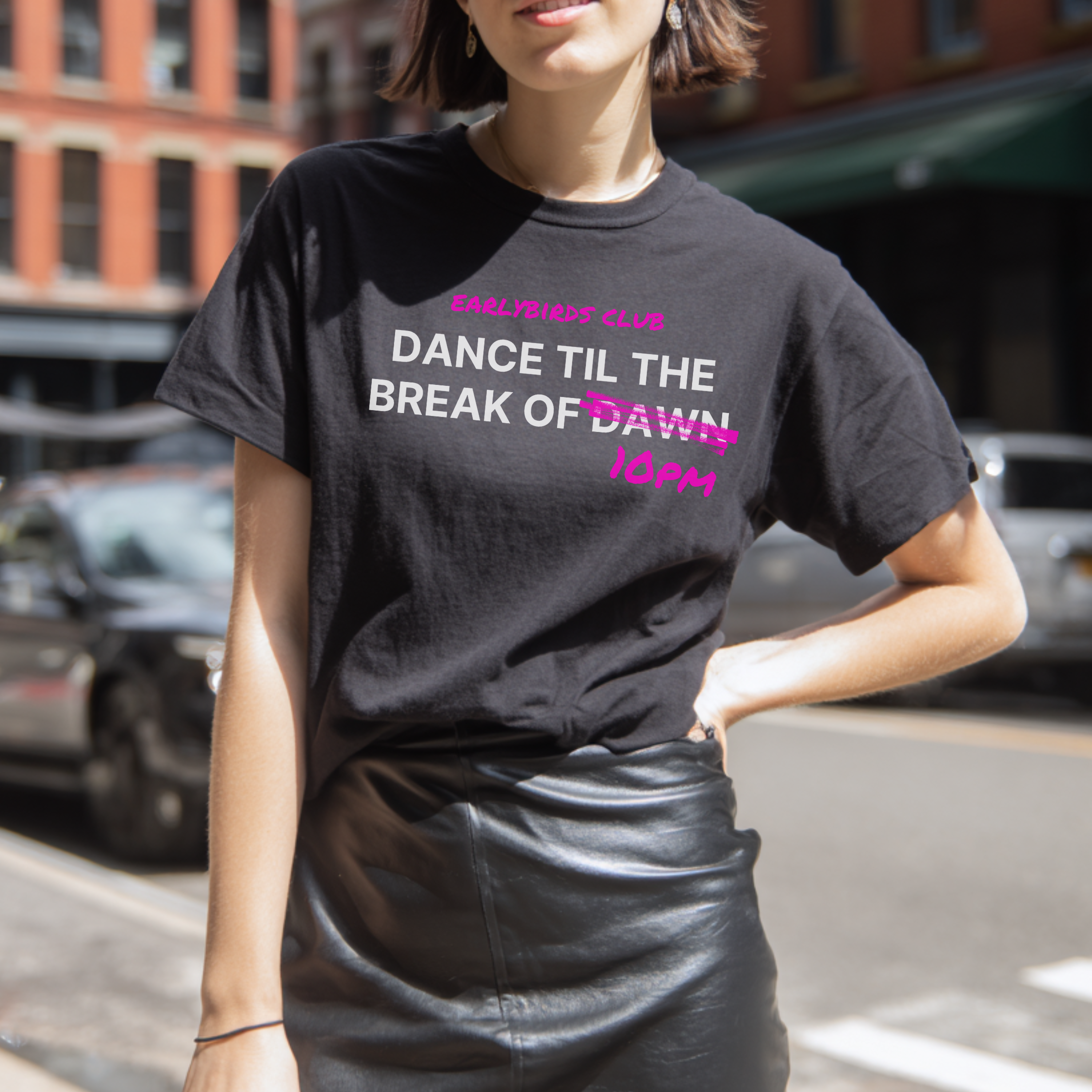 Break of 10PM Unisex Tee - Vintage Black product thumbnail image Break of 10PM Unisex Tee - Vintage Black product thumbnail image