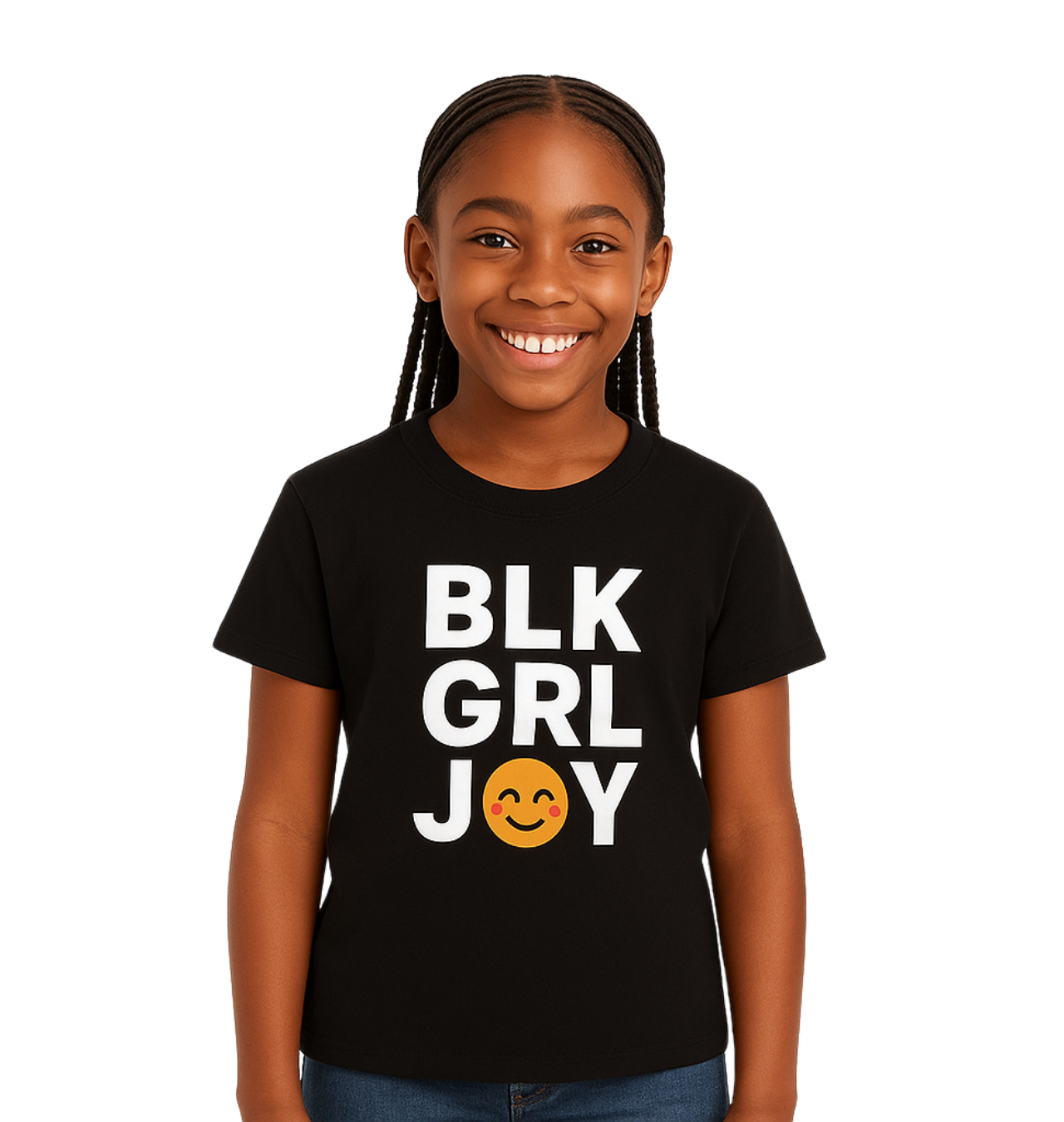 BLK GRL JOY Youth/Kid's Tee | BLK GIRL COLLECTION product thumbnail image BLK GRL JOY Youth/Kid's Tee | BLK GIRL COLLECTION product thumbnail image