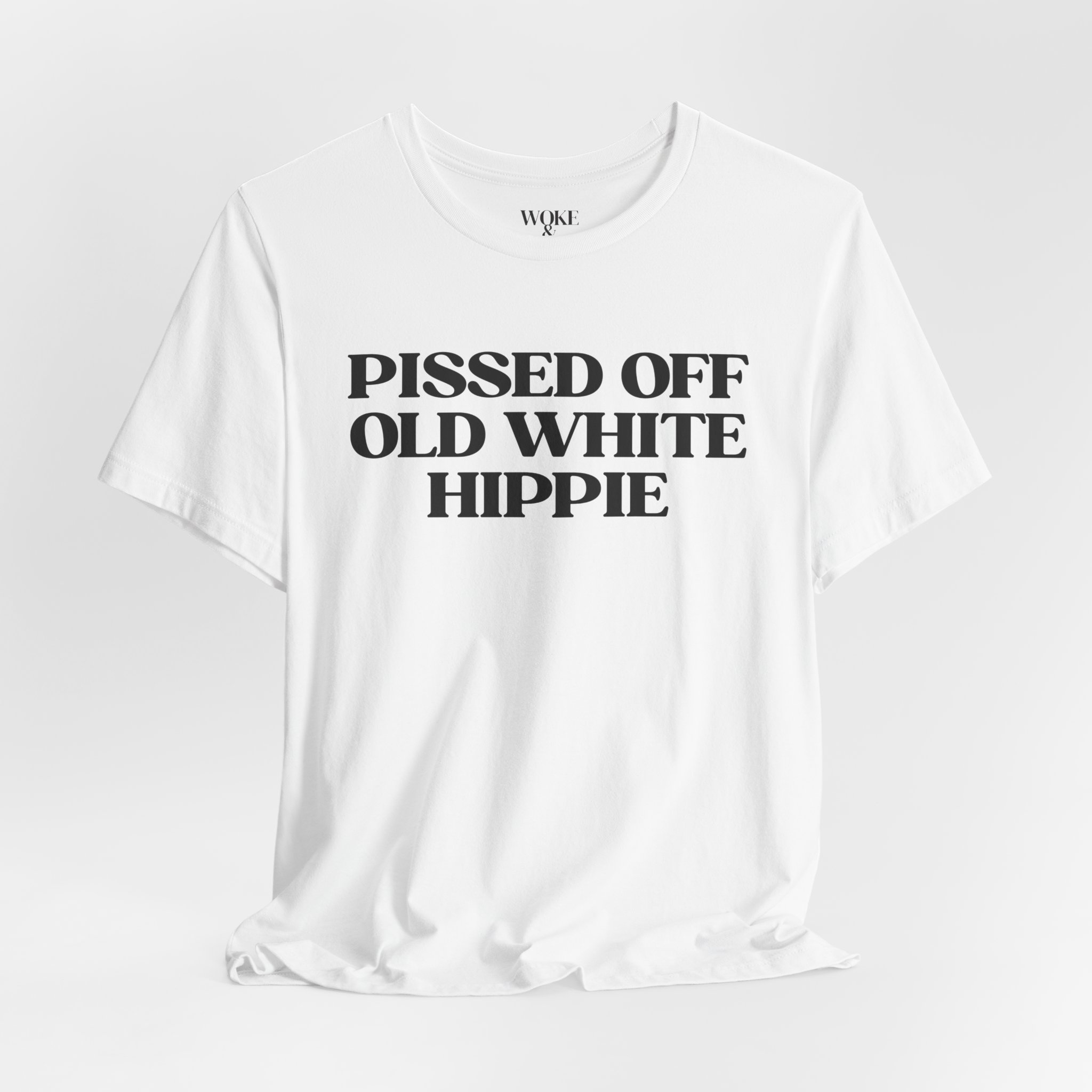 PISSED OFF OLD WHITE HIPPIE TSHIRT product thumbnail image PISSED OFF OLD WHITE HIPPIE TSHIRT product thumbnail image