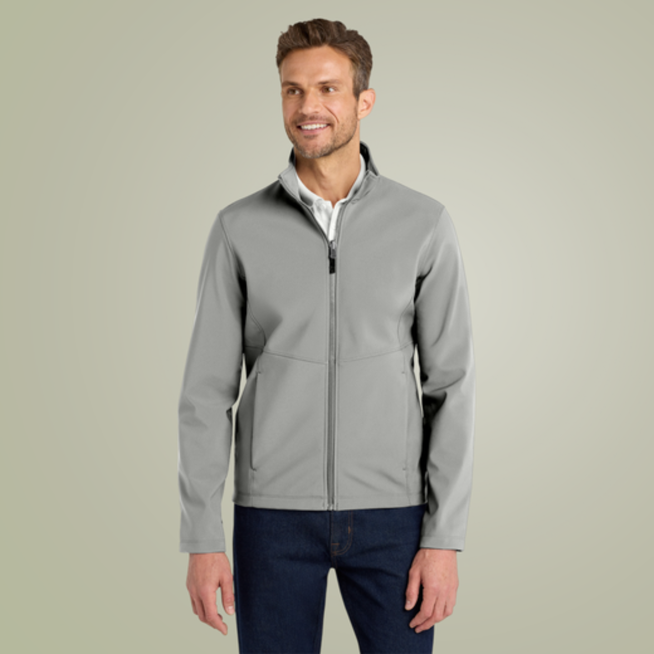 The Quinn Jacket - Soft Shell Jacket with Embroidered Logo (5 Colors) product thumbnail image