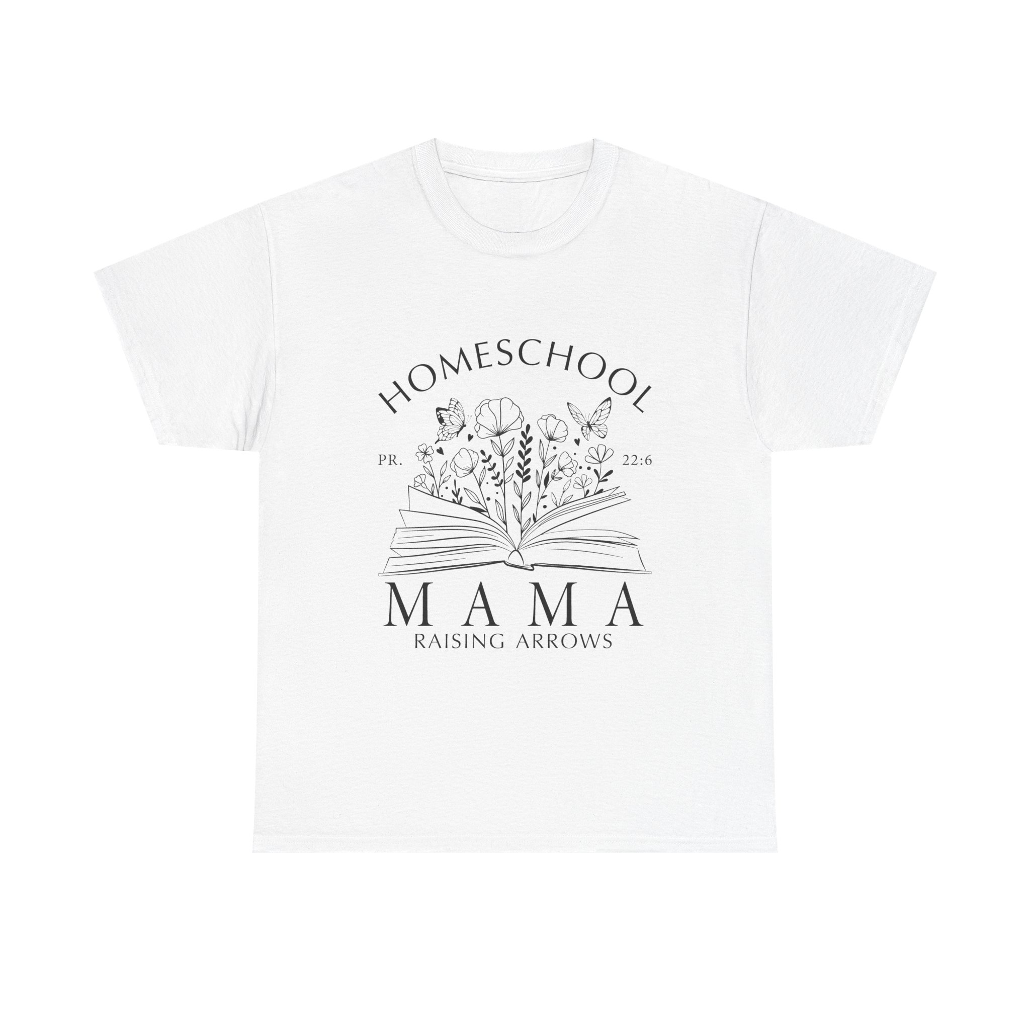 Homeschool MAMA-Unisex Heavy Cotton Tee product thumbnail image