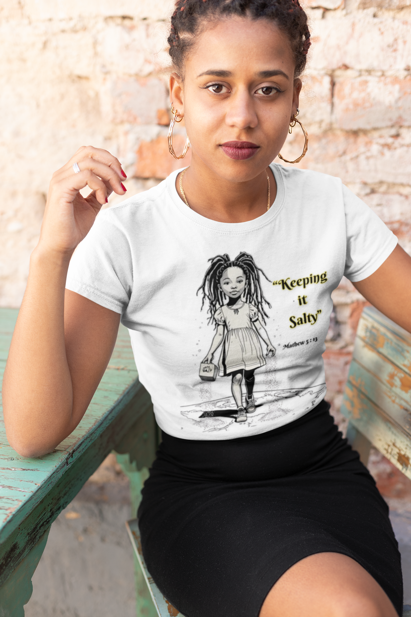 "Salt of the Earth" Faithful Girl Design T-Shirt product thumbnail image
