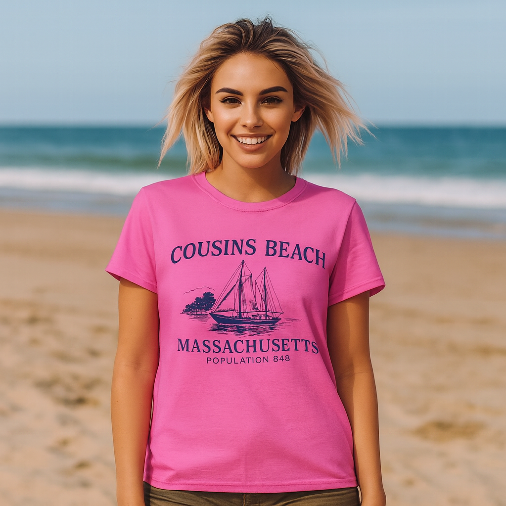 Cousins Beach Massachusetts T-Shirt | The Summer I Turned Pretty TV Show Tee Cousins Beach Massachusetts T-Shirt | The Summer I Turned Pretty TV Show Tee