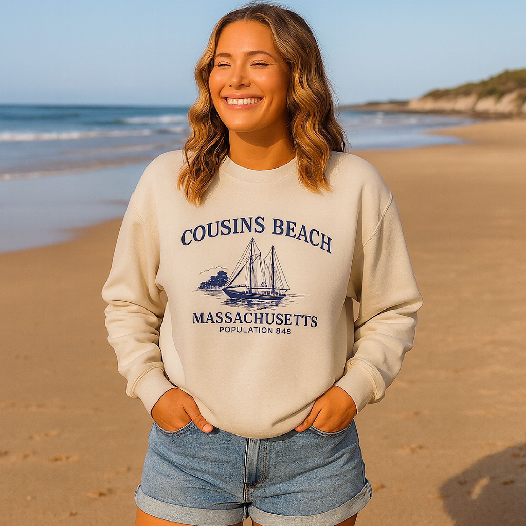 Cousins Beach Massachusetts Unisex Heavy Sweatshirt | The Summer I Turned Pretty