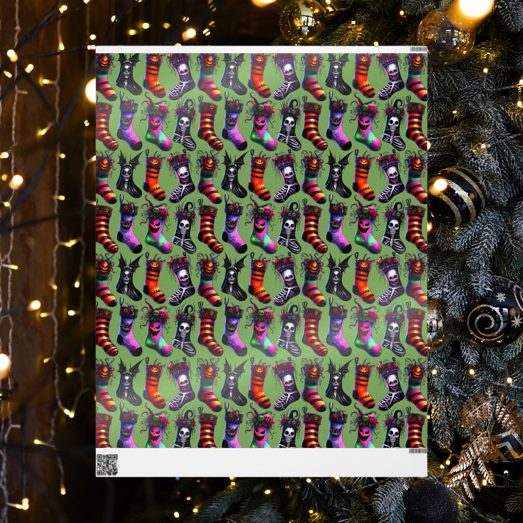 Gothic Christmas Gift Wrap product thumbnail image