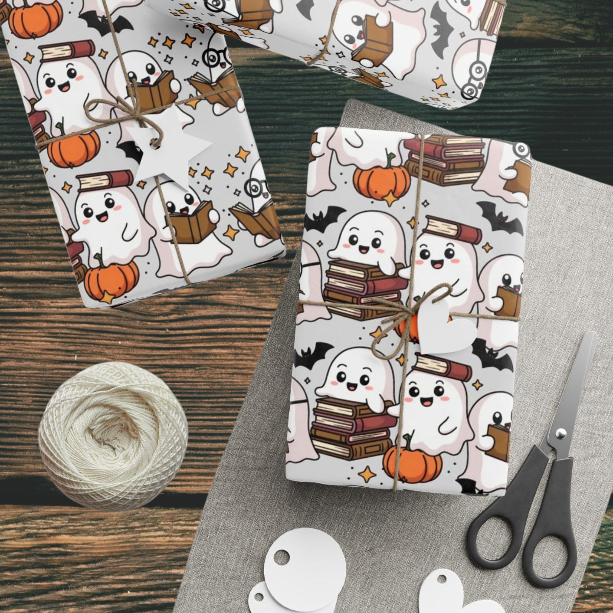 Bookish Ghost Gift Wrap product thumbnail image
