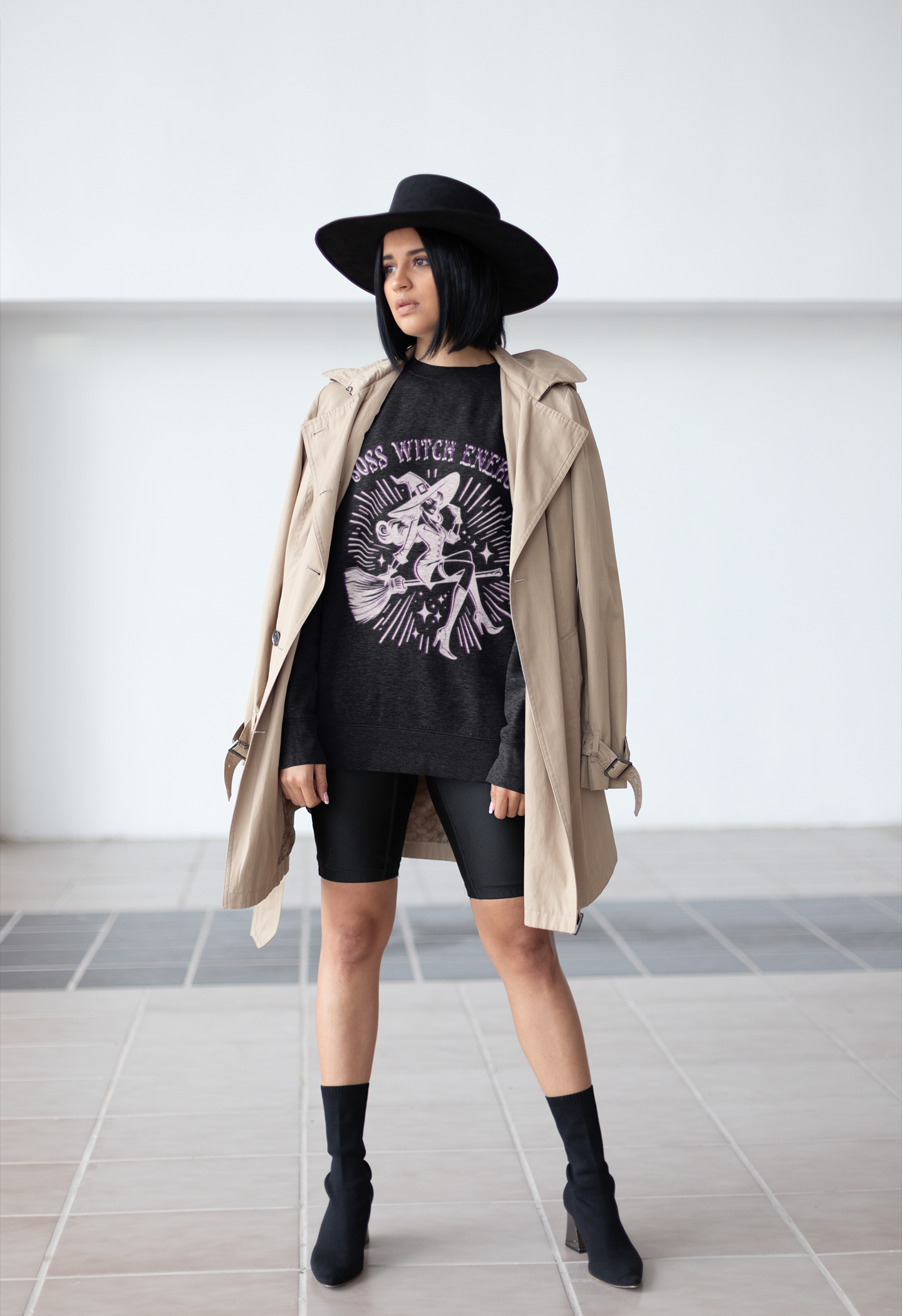 Boss Witch Energy Crewneck Sweatshirt, Cozy Witchy Apparel, Unisex Halloween Gift, Spooky Season Fashion, Casual Fall Outerwear product thumbnail image Boss Witch Energy Crewneck Sweatshirt, Cozy Witchy Apparel, Unisex Halloween Gift, Spooky Season Fashion, Casual Fall Outerwear product thumbnail image