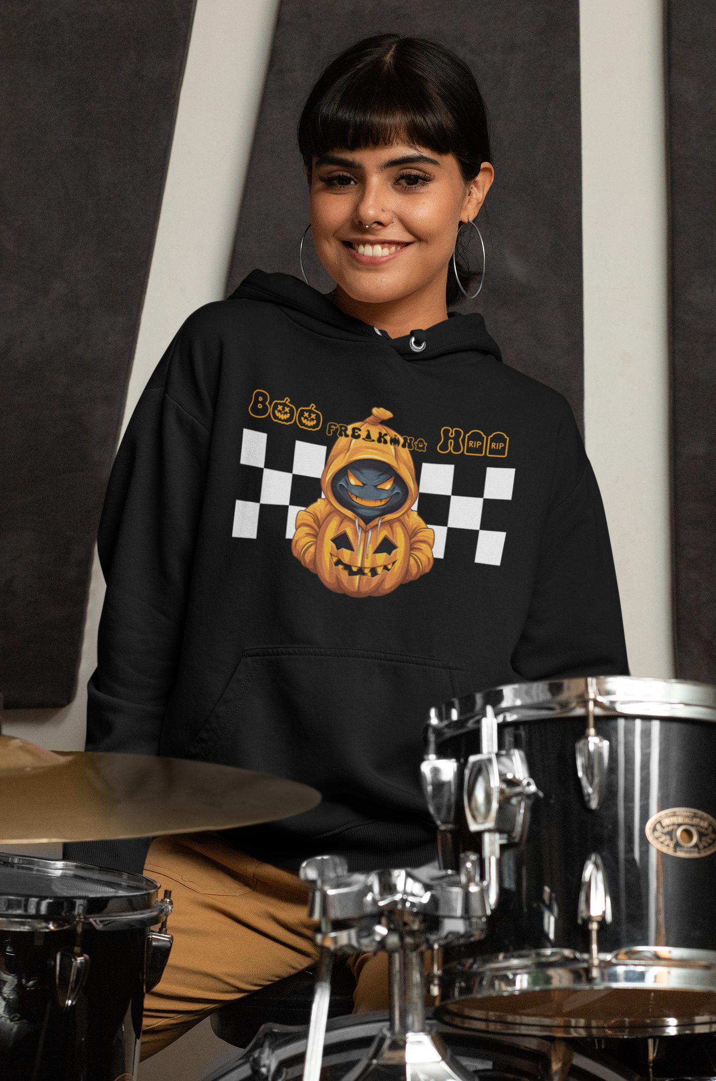 Boo-Freaking-Hoo Hoodie - Halloween Unisex product thumbnail image