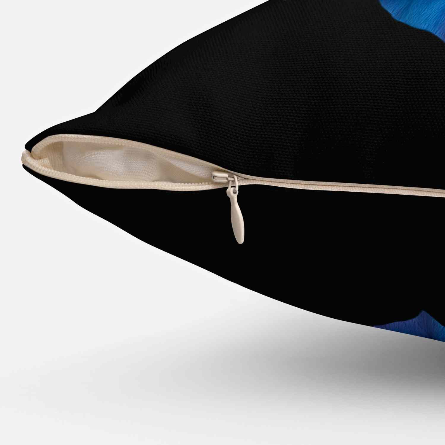 Prism Rose Decorative Pillow – Luxe Floral Art on Black Canvas, Double-Sided Accent Pillow for Modern Living Room or Bedroom" Gift for Flower Lovers, Home Accent product thumbnail image