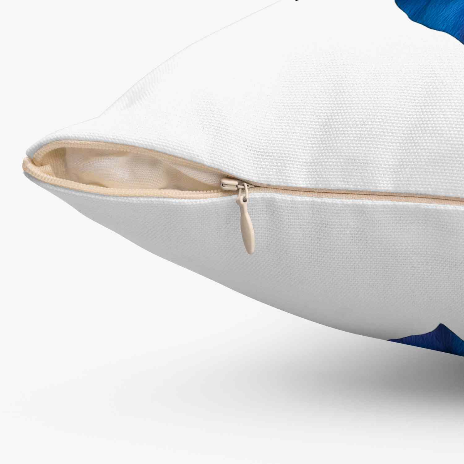 Prism Rose Floral Pillow Cover – Vibrant Rainbow Rose on White, Double-Sided, Elegant Accent Pillow for Living Room or Bedroom product thumbnail image