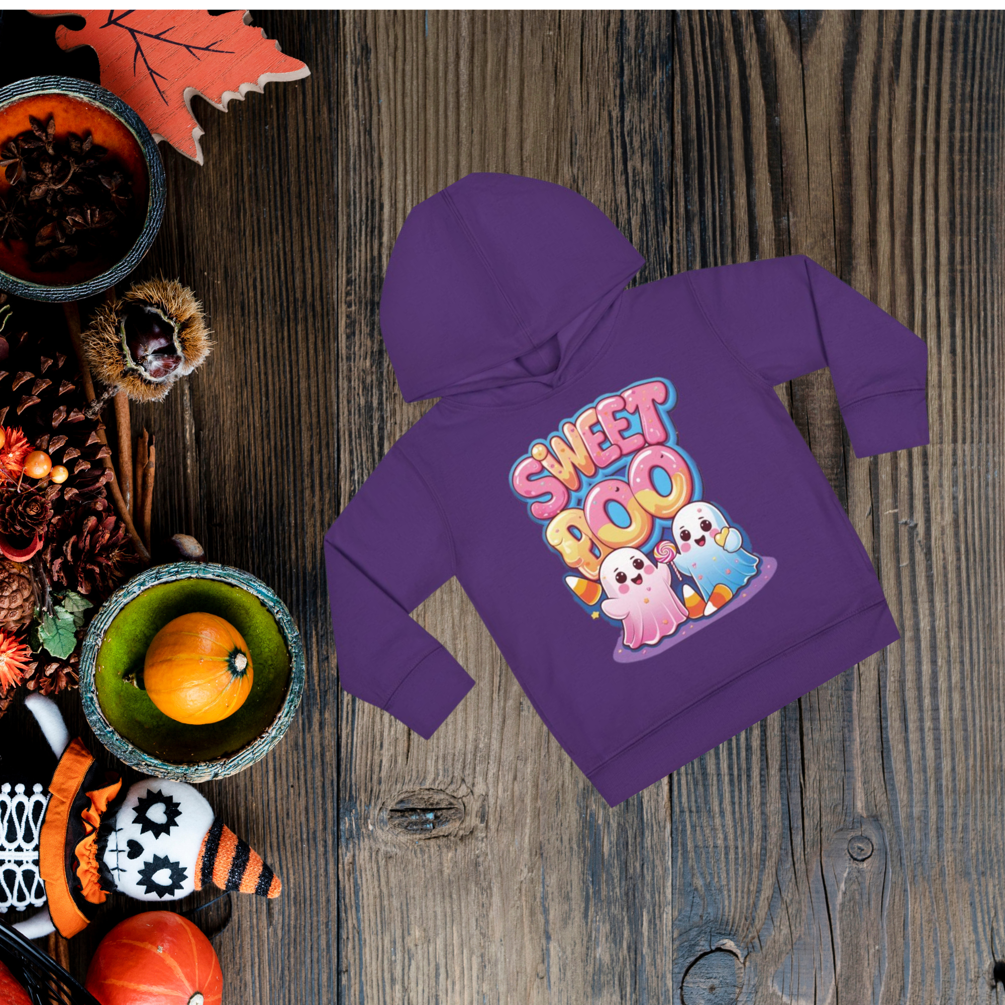 Adorable Toddler Hoodie Sweet Boo Ghost Halloween Hoodie for Kids | Cute Kawaii Candy Ghost Sweatshirt | Fall Spooky Season Outfit product thumbnail image Adorable Toddler Hoodie Sweet Boo Ghost Halloween Hoodie for Kids | Cute Kawaii Candy Ghost Sweatshirt | Fall Spooky Season Outfit product thumbnail image