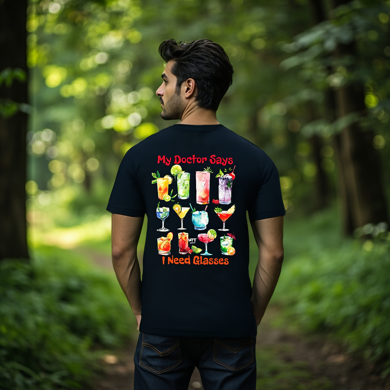 Sarcasm Culture My Doctor Says I Need Glasses Tee product thumbnail image