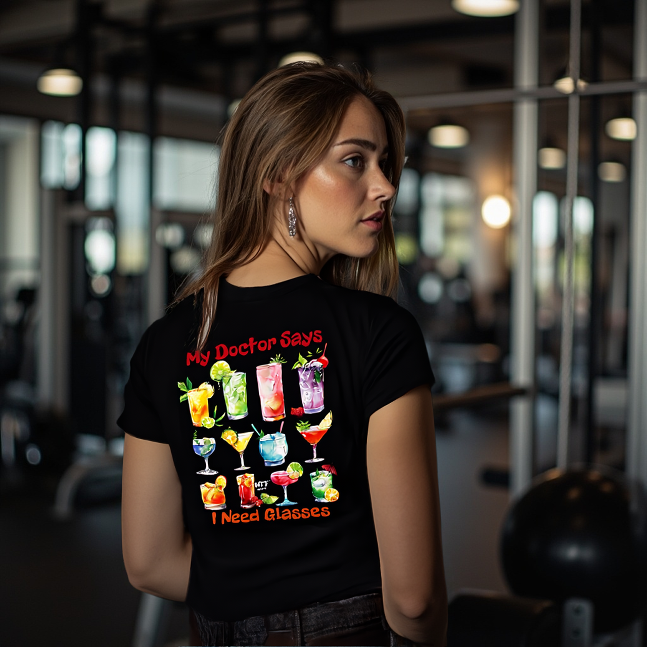 Sarcasm Culture My Doctor Says I Need Glasses Tee product thumbnail image