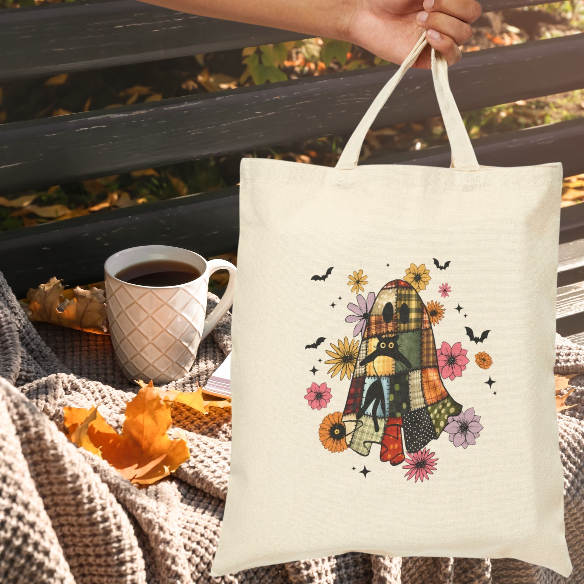 Patchwork Ghost Tote Bag product thumbnail image