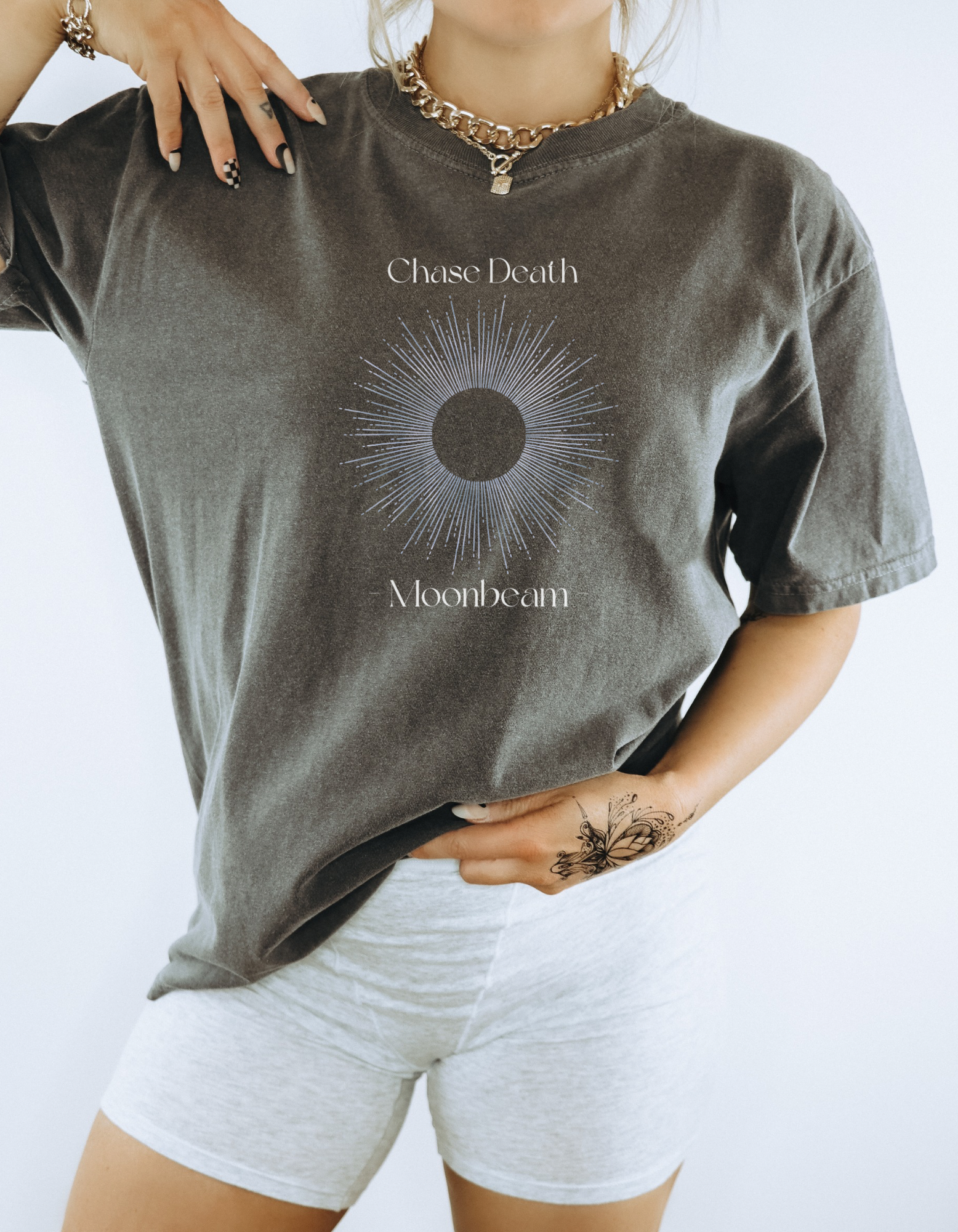 Moonbeam Comfort Colors T-Shirt, When The Moon Hatched product thumbnail image