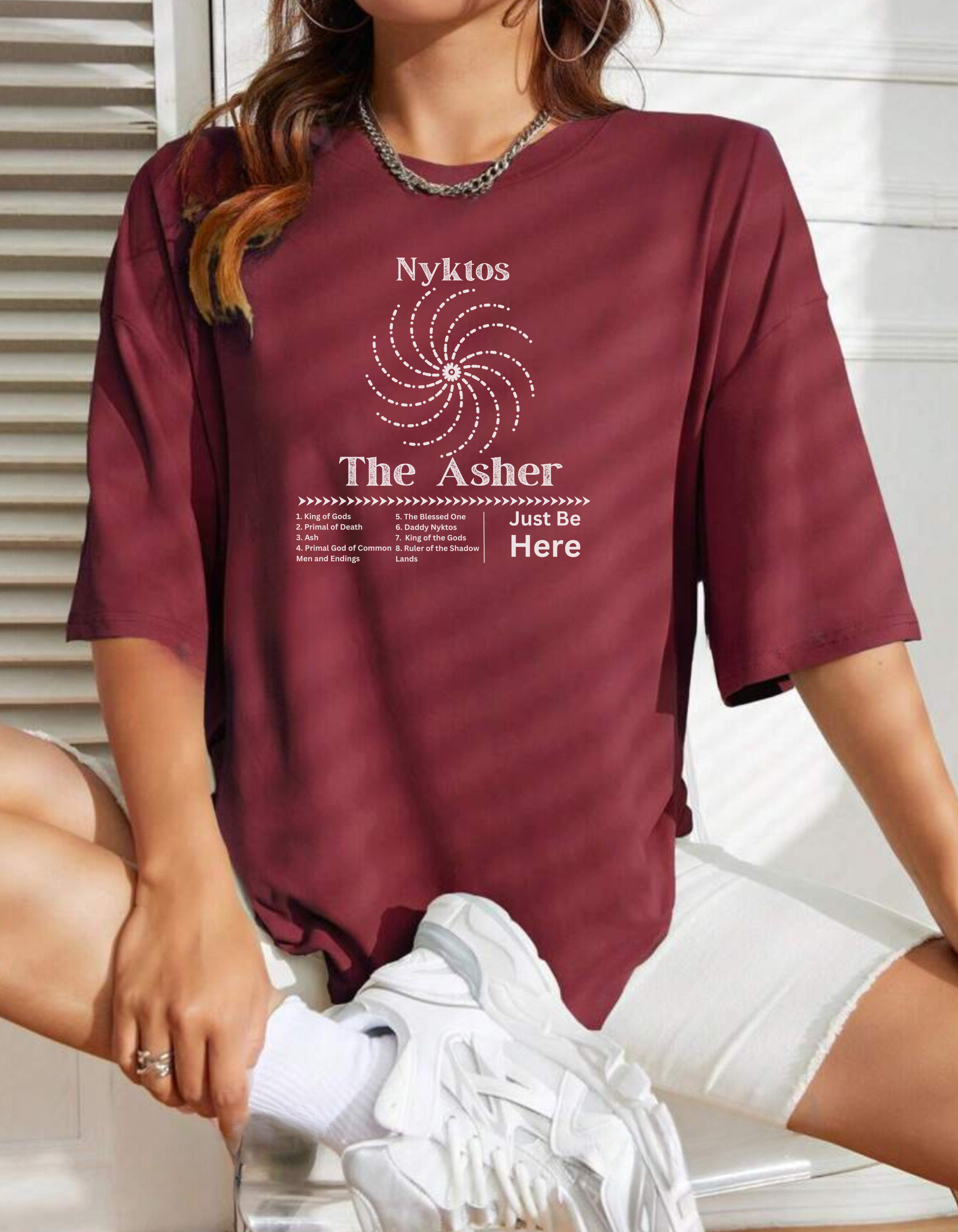 Nyktos’s Many Names Comfort Colors T-Shirt, FBAA product thumbnail image Nyktos’s Many Names Comfort Colors T-Shirt, FBAA product thumbnail image