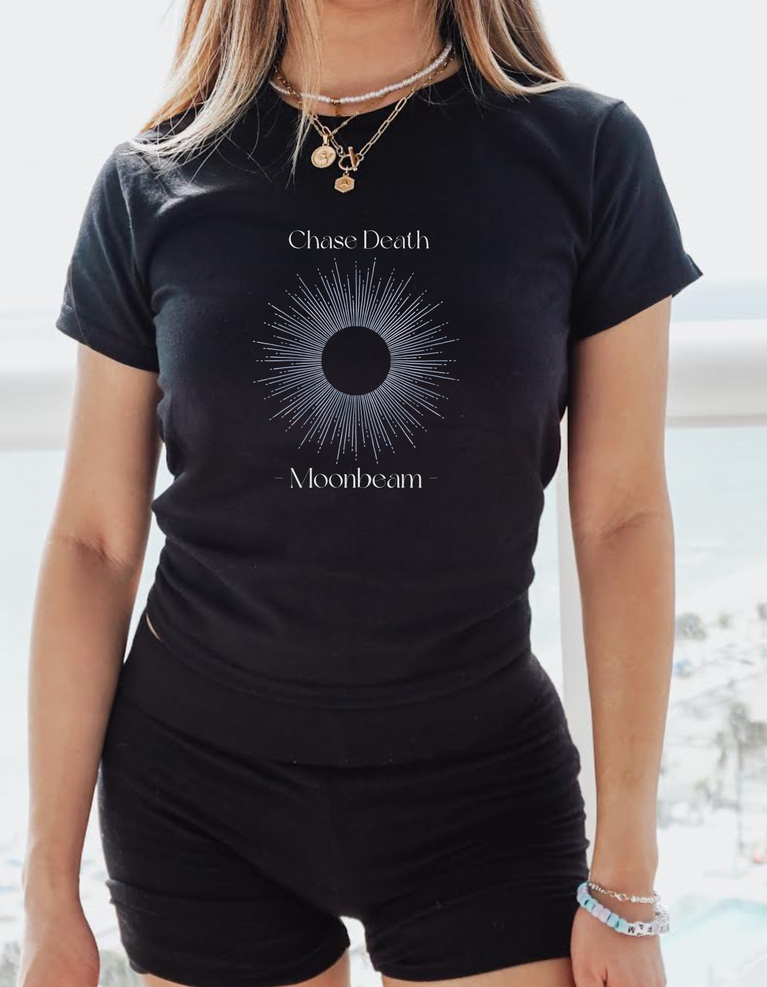 Moonbeam Baby Tee, When The Moon Hatched product thumbnail image Moonbeam Baby Tee, When The Moon Hatched product thumbnail image