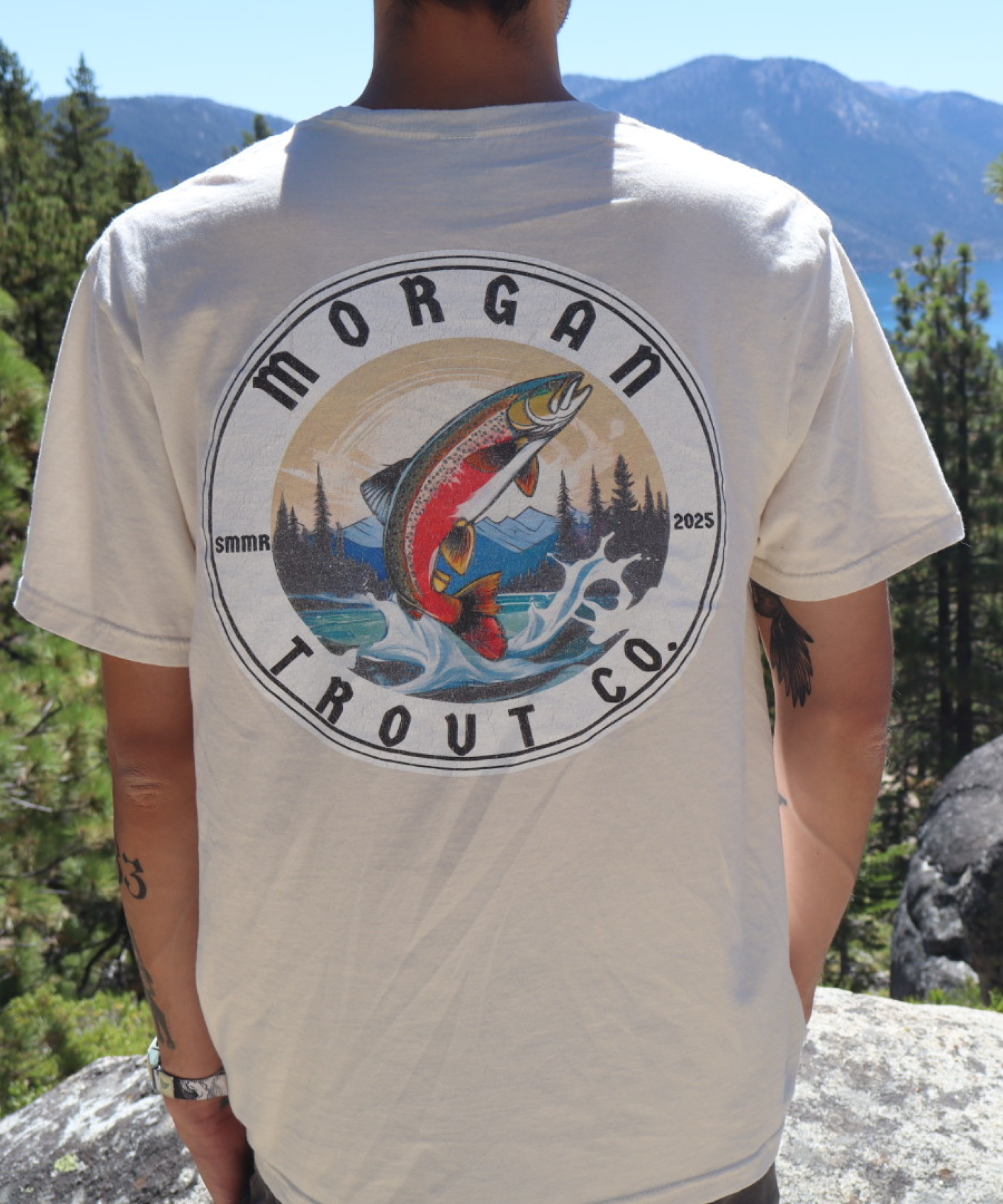 Adult Tee - Fishing Front and Back Tee