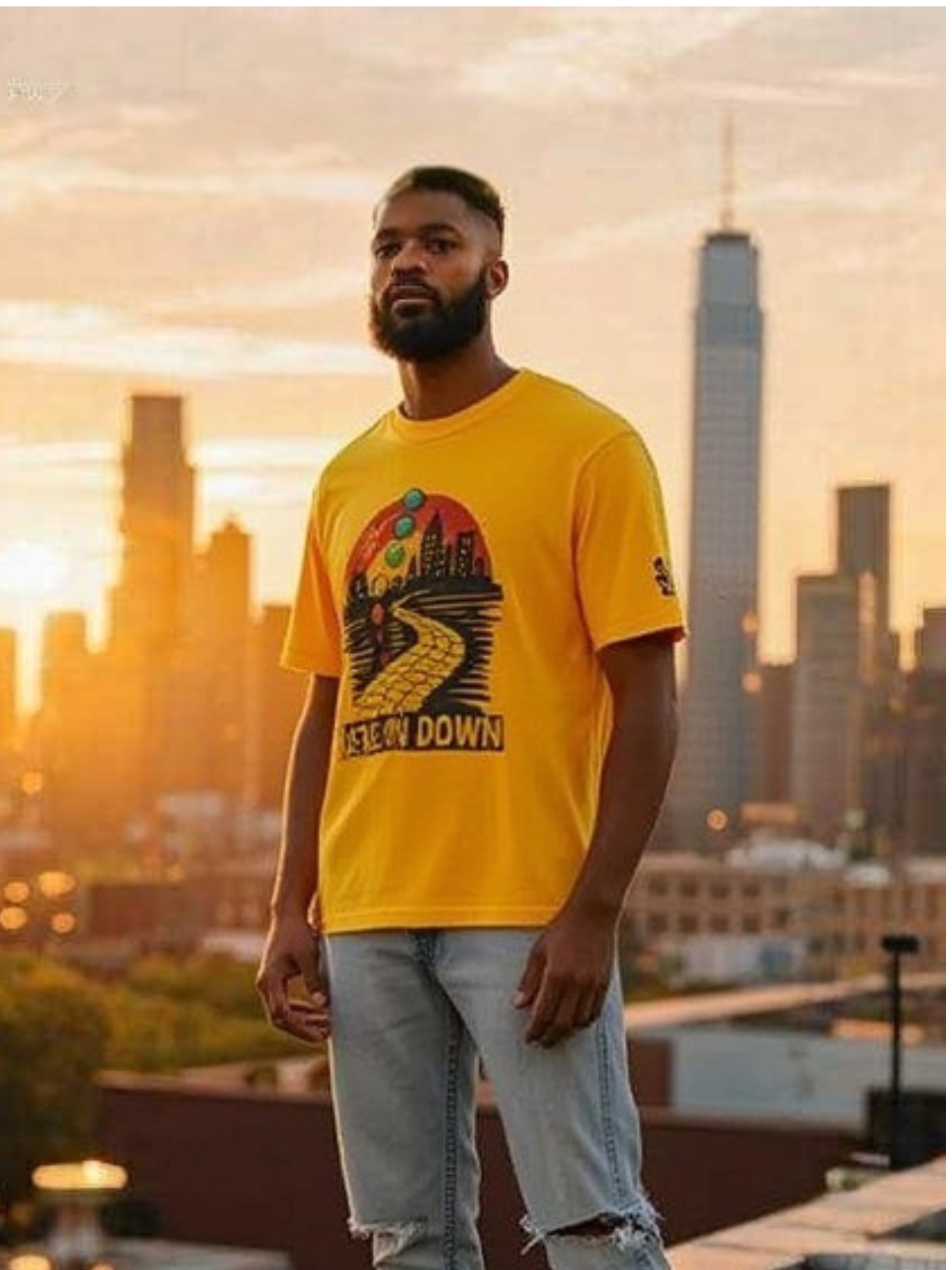 Ease On Down Yellow Brick Tee Ease On Down Yellow Brick Tee